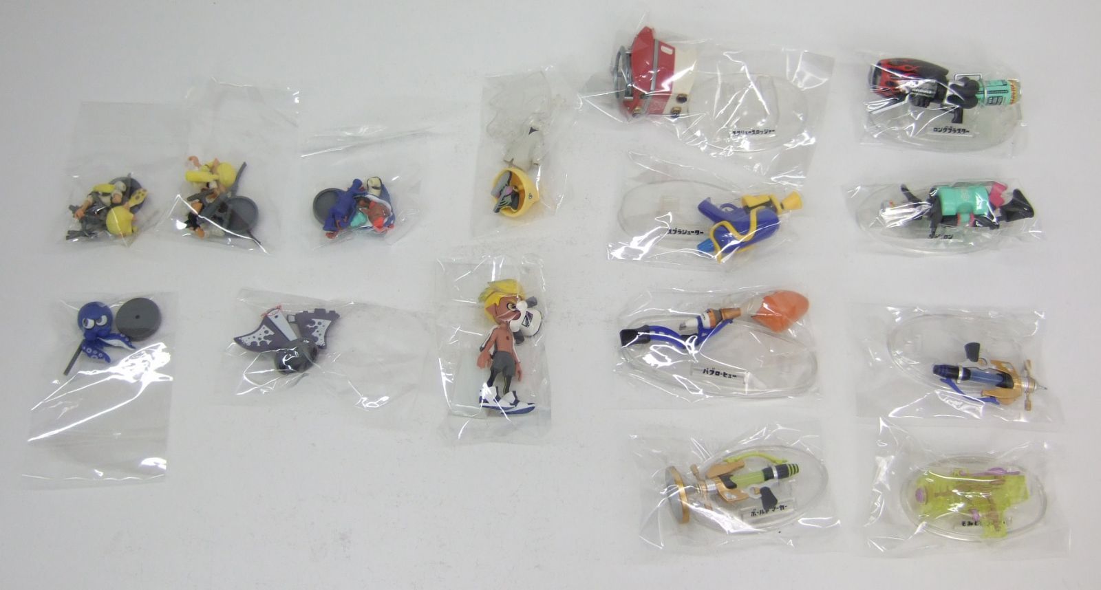 スプラトゥーン チョコエッグ フィギュア ブキコレクション まとめ売り合計66点 スプラトゥーン ブキコレクション チョコエッグフィギュア 15個セット