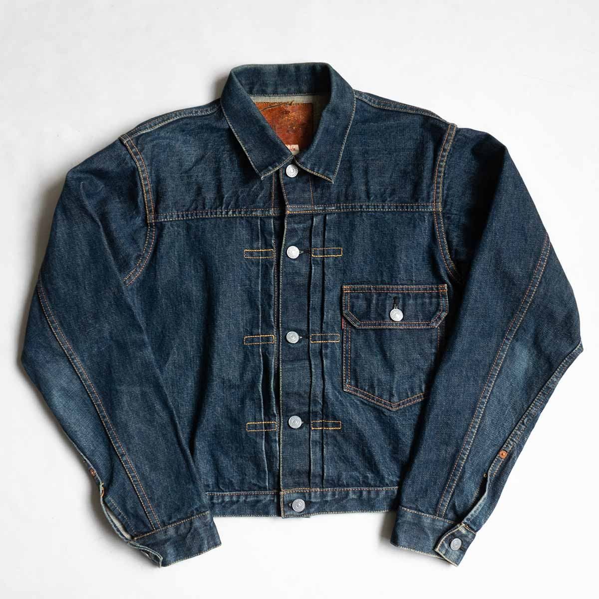 あ*お様 PARIS 54 エヴィス Gジャン EVISU デニム ジャケット 雰囲気抜群】EVISU 【1506/1ST デニムジャケット】38 エヴィス G