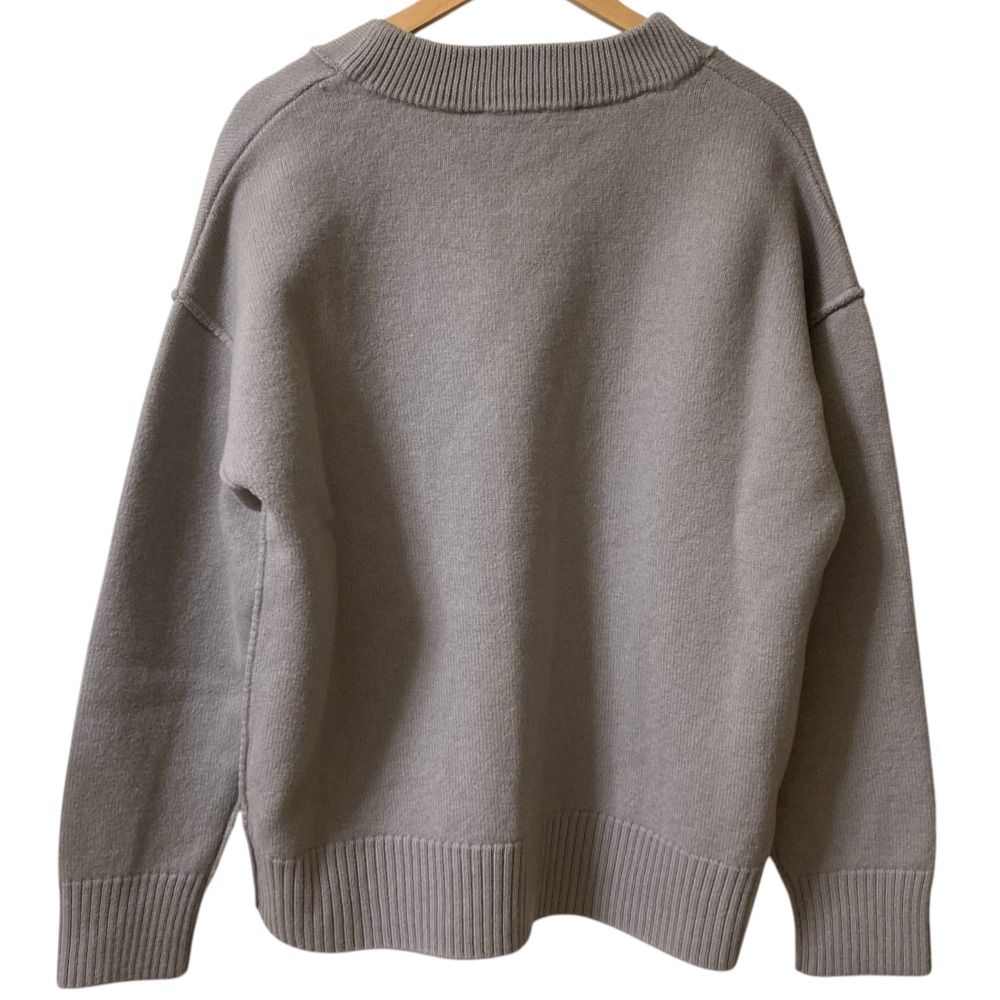 未使用 25SS ami PARIS アミパリス ハートロゴ オーバーサイズ ニット