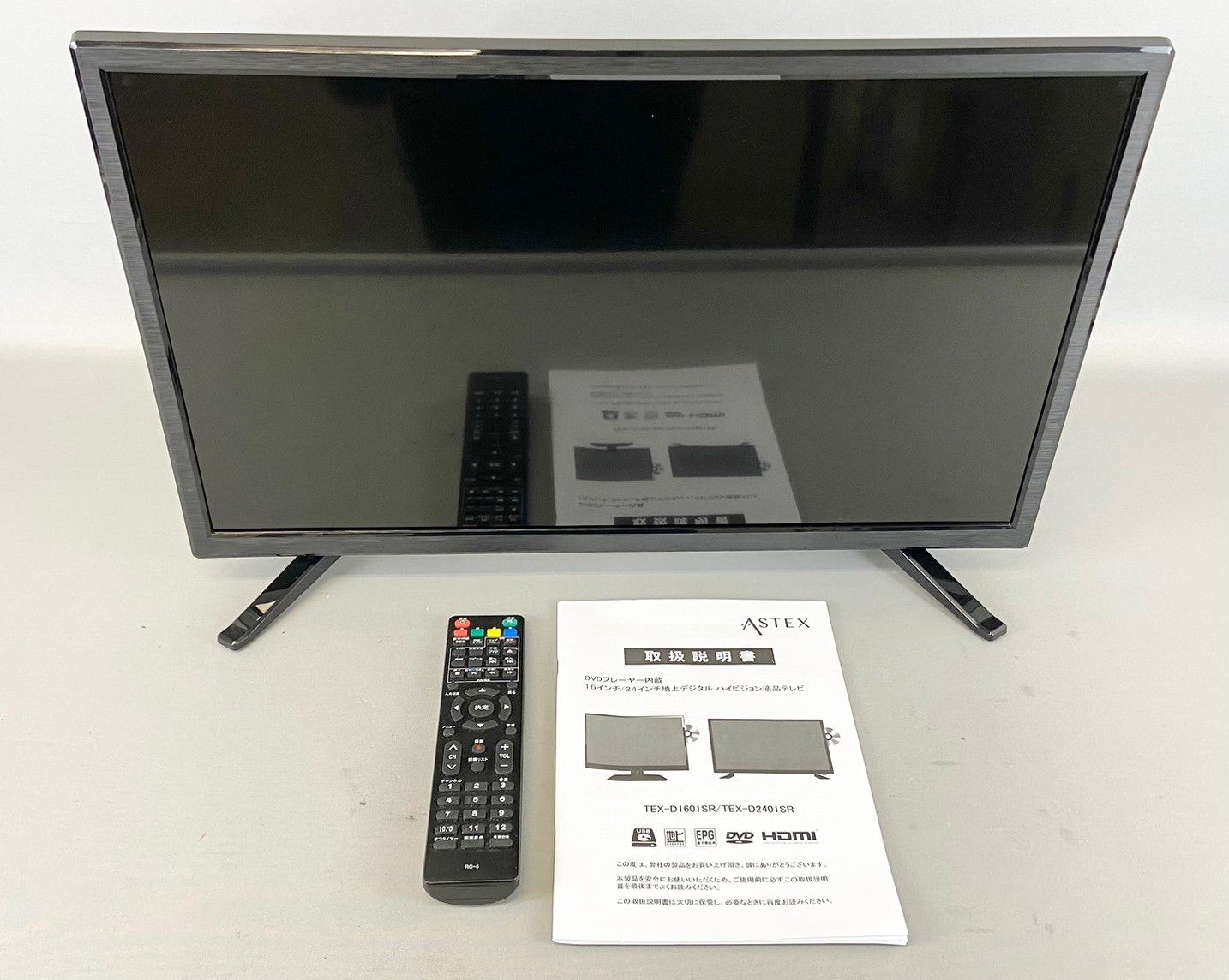 ASTEX AS-433W 43型 Wチューナー搭載 FHDテレビ (ブラックタイプ/個人 