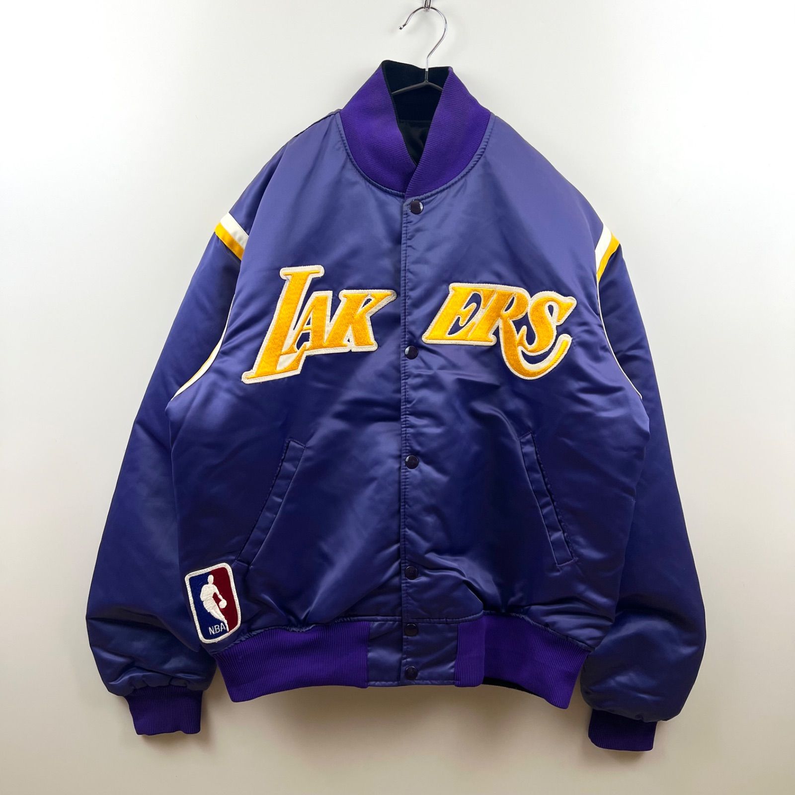 Lakers スタジャ STARTER 90s vintage NBA Lakers reversible stadium jacket L