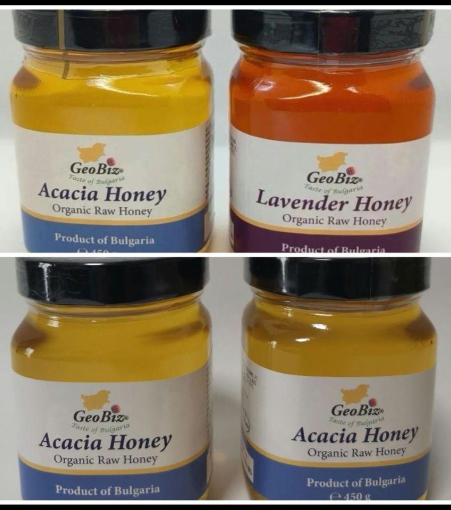 1.8kgオーガニック 生はちみつ アカシア3個とラベンダー オンライン 1