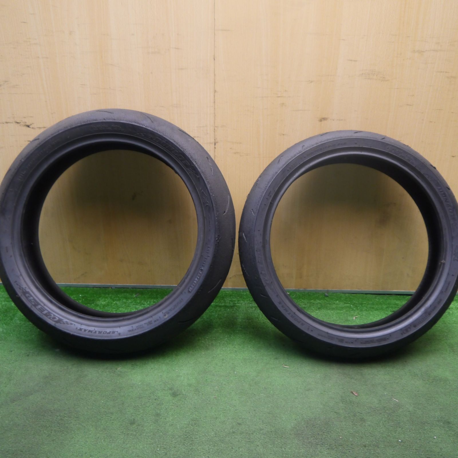 前後2本セット バイク タイヤ 110 70R17 150 60R17 ダンロップ スポーツマックス α-13 SP レース 5092206Hノタ