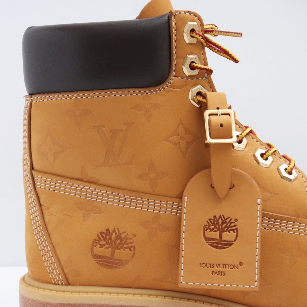 未使用 LOUIS VUITTON × TIMBERLAND 6inch Ankle Boot