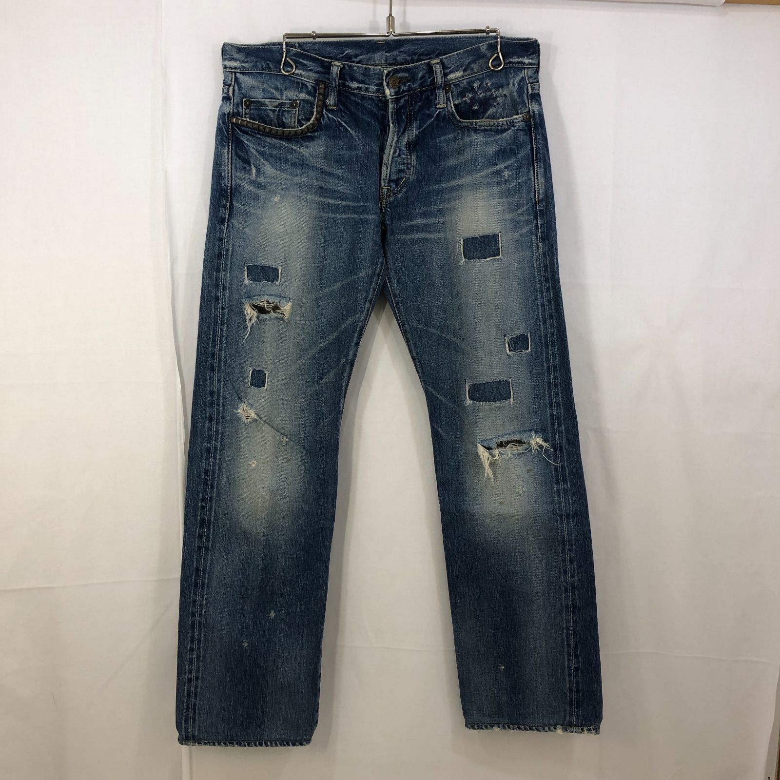 HYSTERIC GLAMOUR ヒステリックグラマー 小窓 スタッズ ダメージ
