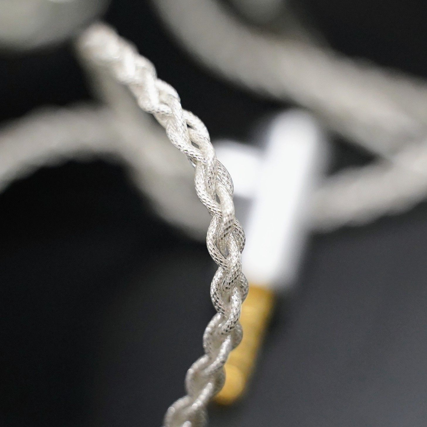 コレクション 【1点のみ】7N粒子単結晶銅銀メッキ リッツ構造ケーブル