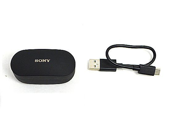 SONY　ワイヤレスノイズキャンセリングステレオヘッドセット　WF-1000XM4 (B)　ブラック　海外版 元箱あり型番