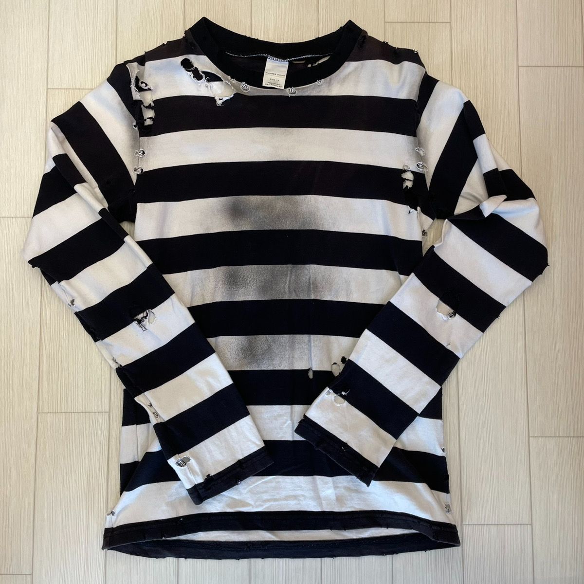 NUMBER (N)INE 02SS モダンエイジ期 ボーダー ルーズT number(n)ine