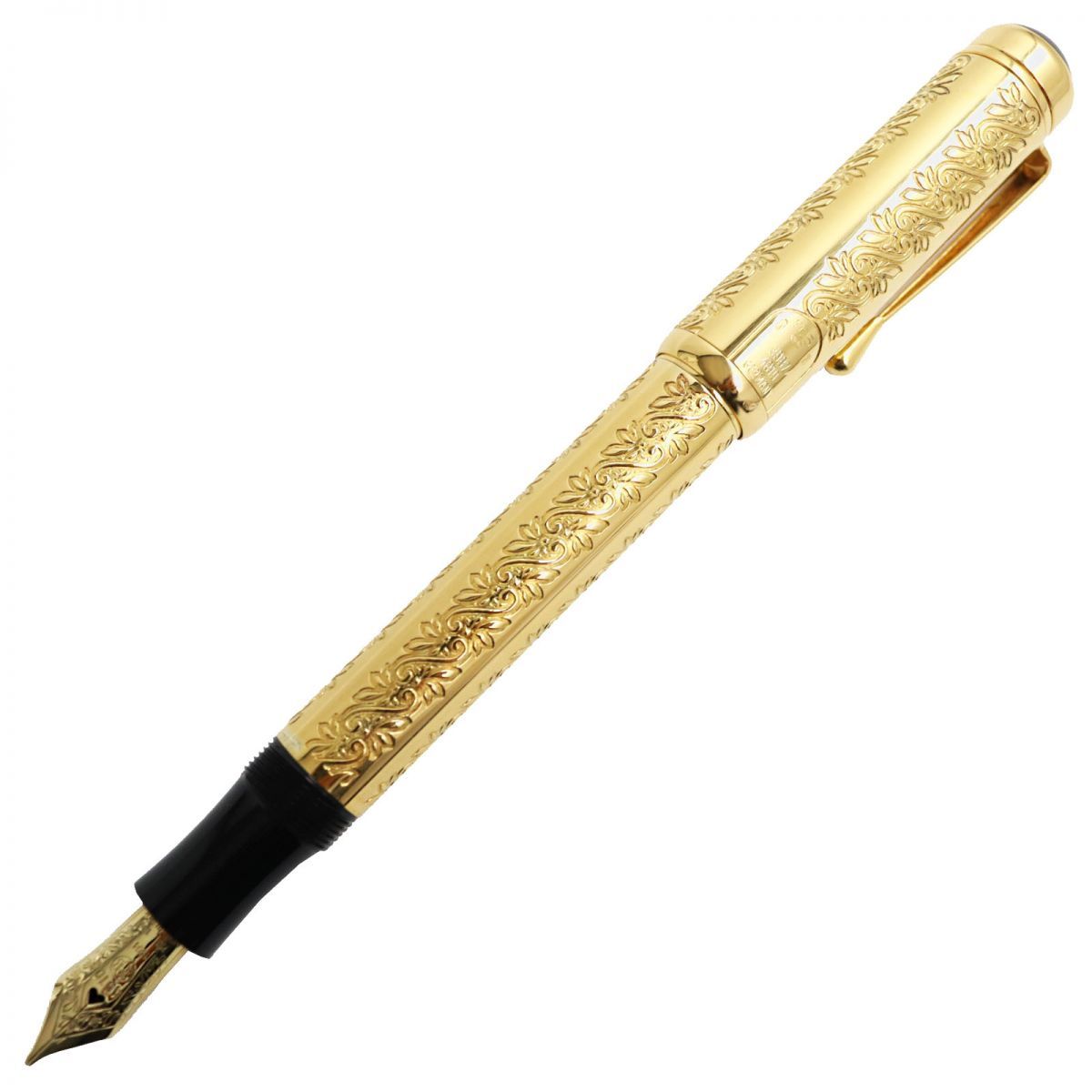 ●MONTBLANC モンブラン パトロンシリーズ 1994年 ルイ14世 28612 3987|4810 SV925 ペン先18K Mニブ 万年筆 ゴールド 総重量51.5g