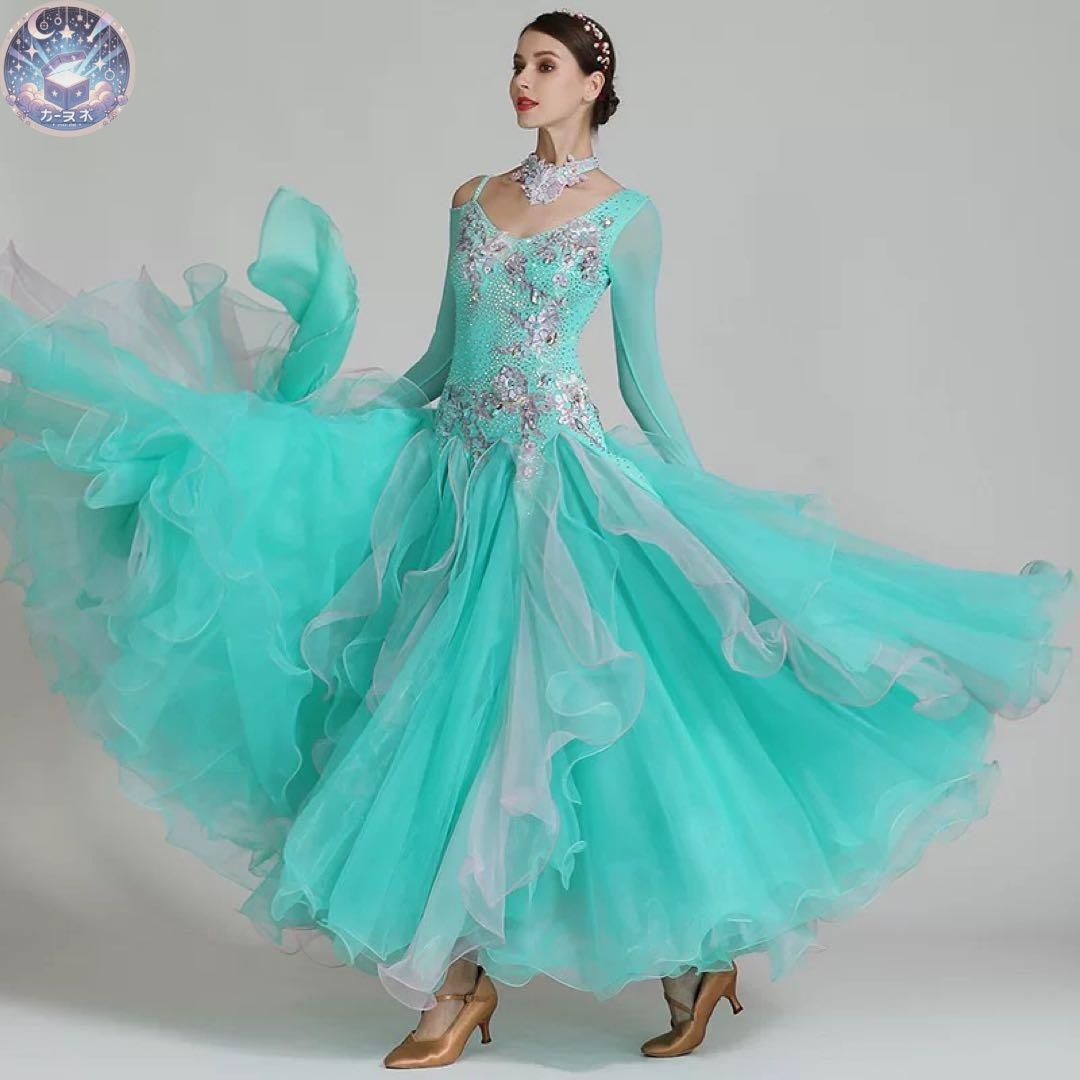 新品未使用 スタンダードドレス 競技会・発表会・デモ・ダンスパーティ