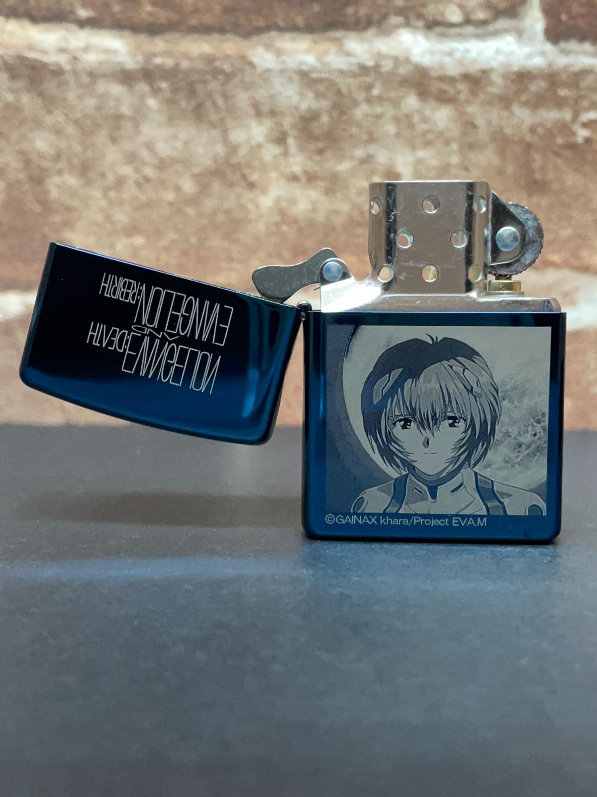 最終値下げ‼️綾波レイ　ジッポ　ZIPPO  新品未使用品　　希少‼️ ブルーチタン 楽天市場】ヱヴァンゲリヲン 綾波レイZippoライターType-BLUE