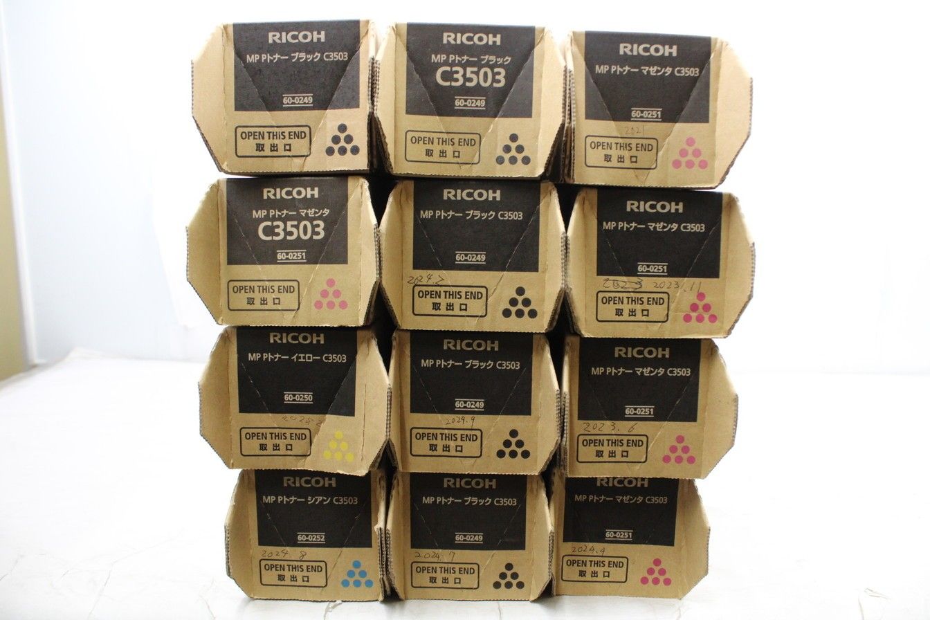 未使用 RICOH C7100 Pro Pトナー 4色 ブラック イエロー マゼンタ