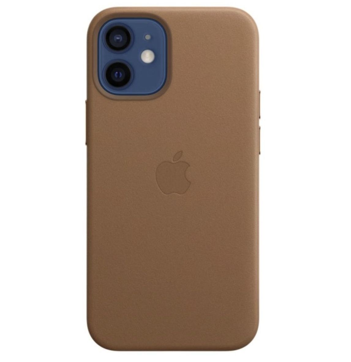 未使用 Apple 純正 iPhone12 mini レザーケース サドルブラウン MagSafe対応 アップル 並行輸入品 新品 apple純正ケース SIBA12mini