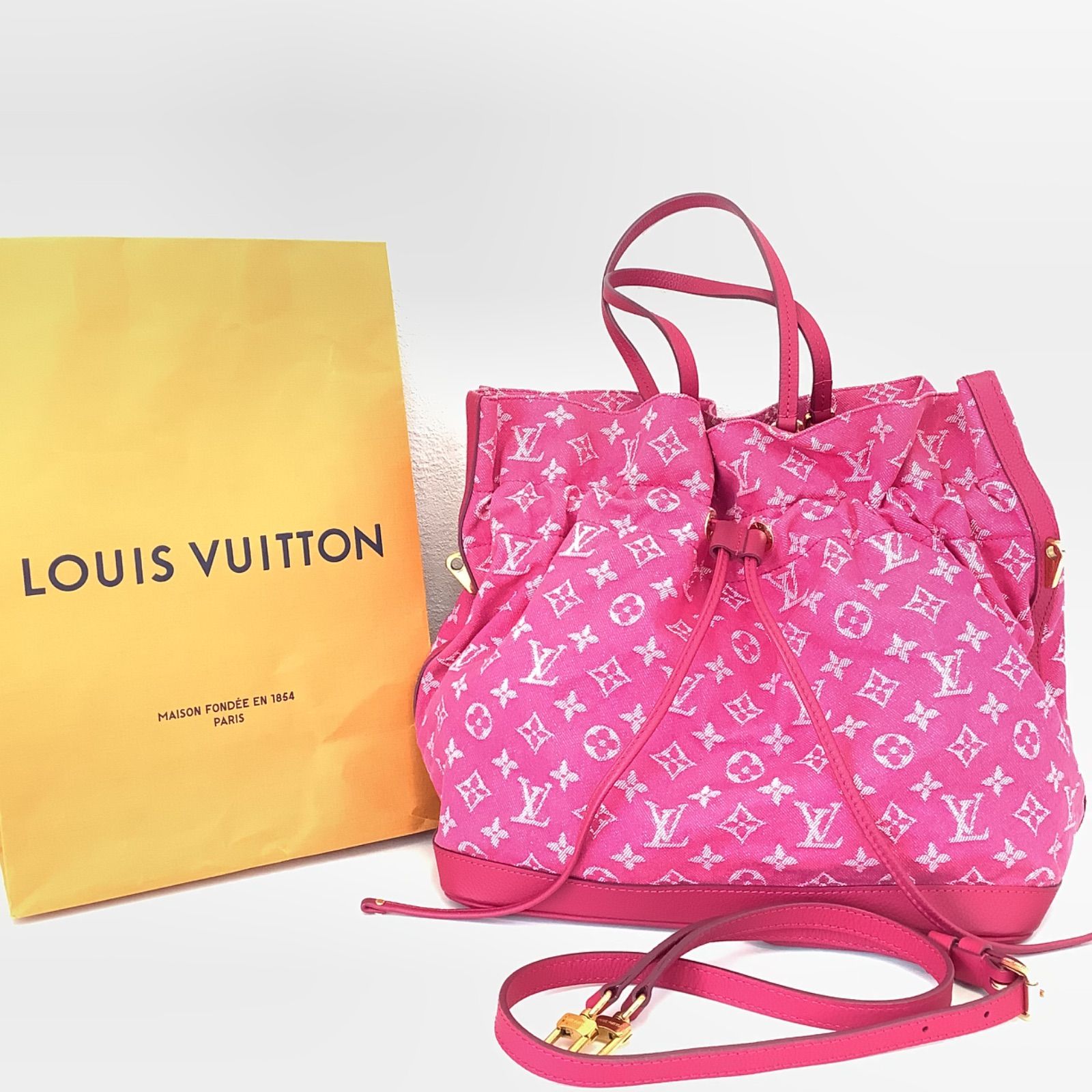 LOUISVUITTON ルイヴィトン ノエフル MM モノグラムデニム