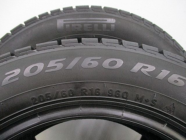 中古スタッドレス□205/60R16 4本□PIRELLIICE ASIMMETRICO Plus