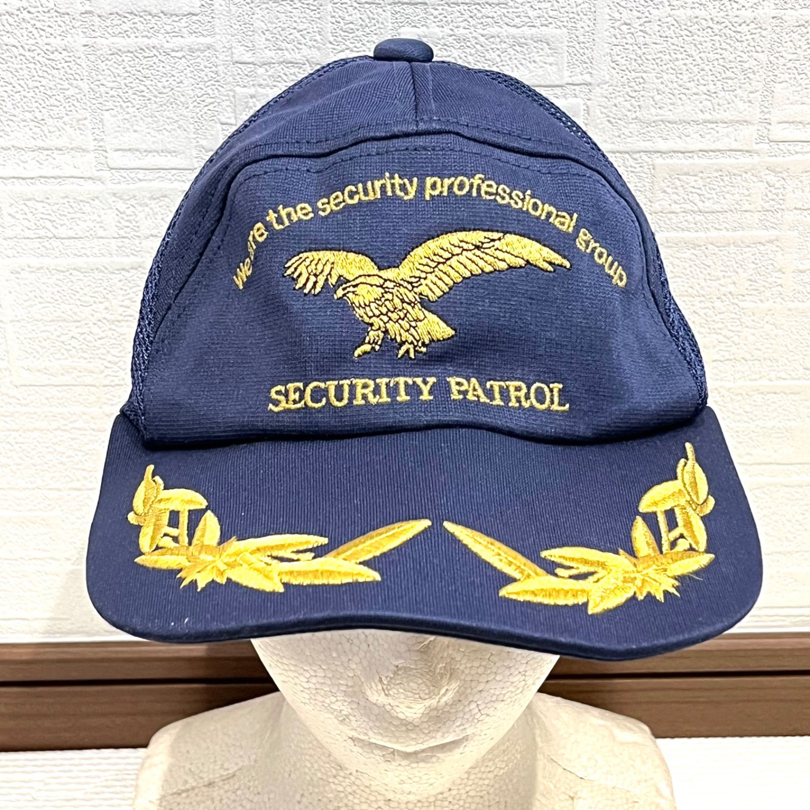 w^)b SECURITY PATROL セキュリティパトロール キャップ 帽子 警備