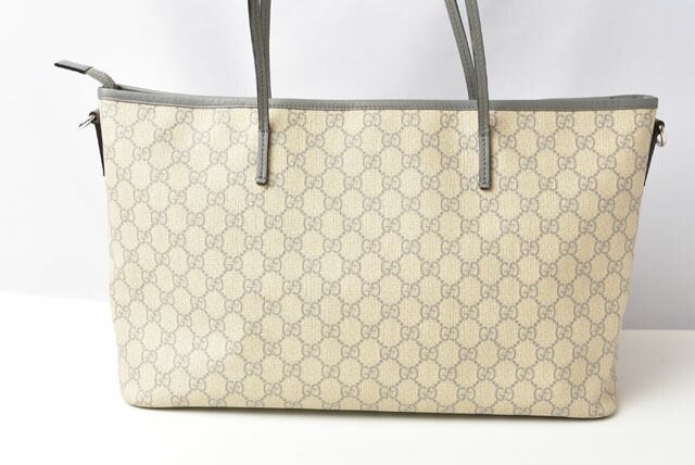 極美品【グッチ】ポーチ GGスプリーム　GG柄 キャンバス　レザー ベージュ グッチ GUCCI ポーチ GGキャンバス ベージュ ピンク 小物
