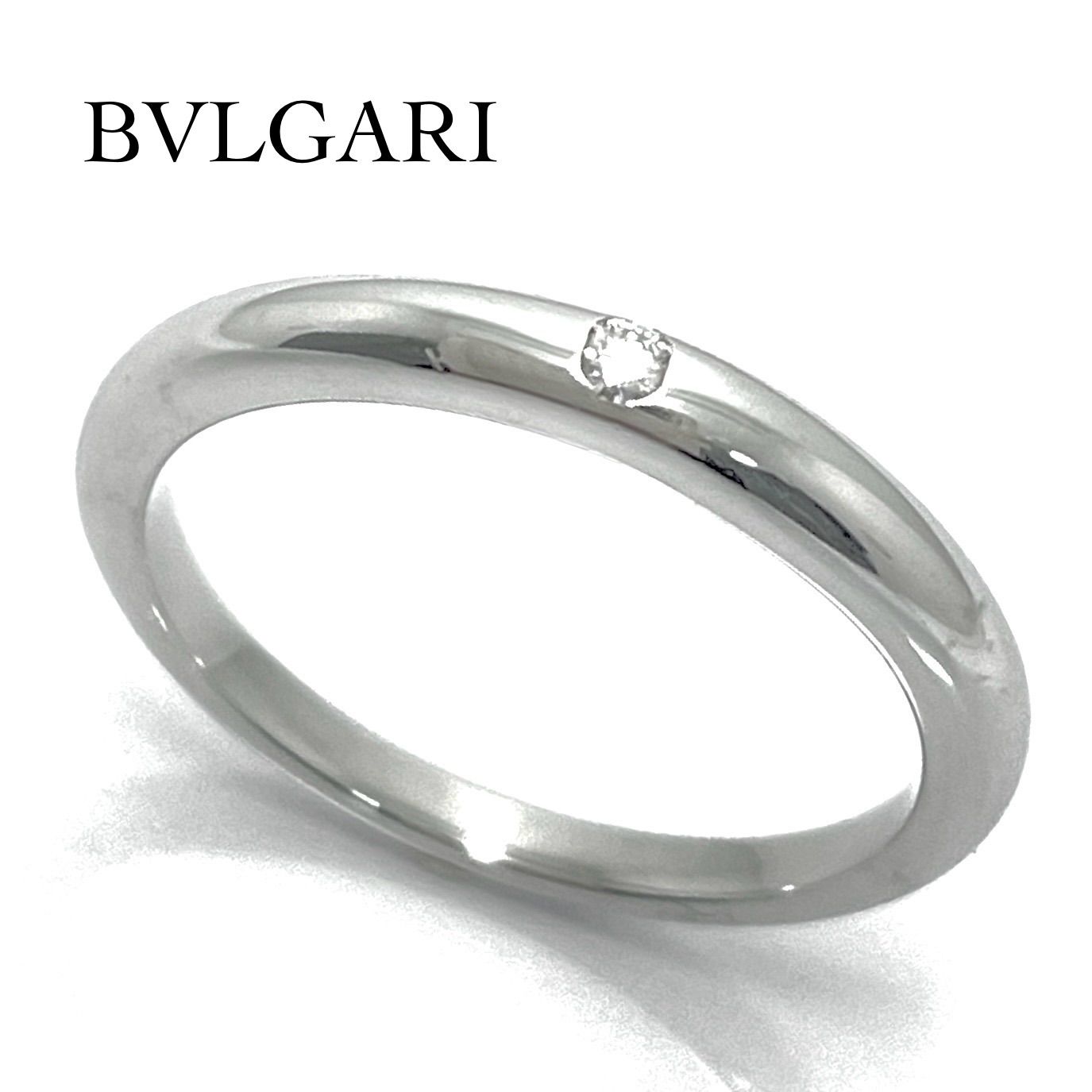 BVLGARI / ブルガリ フェディ 1P ダイヤリング Pt950 9号 - メルカリ