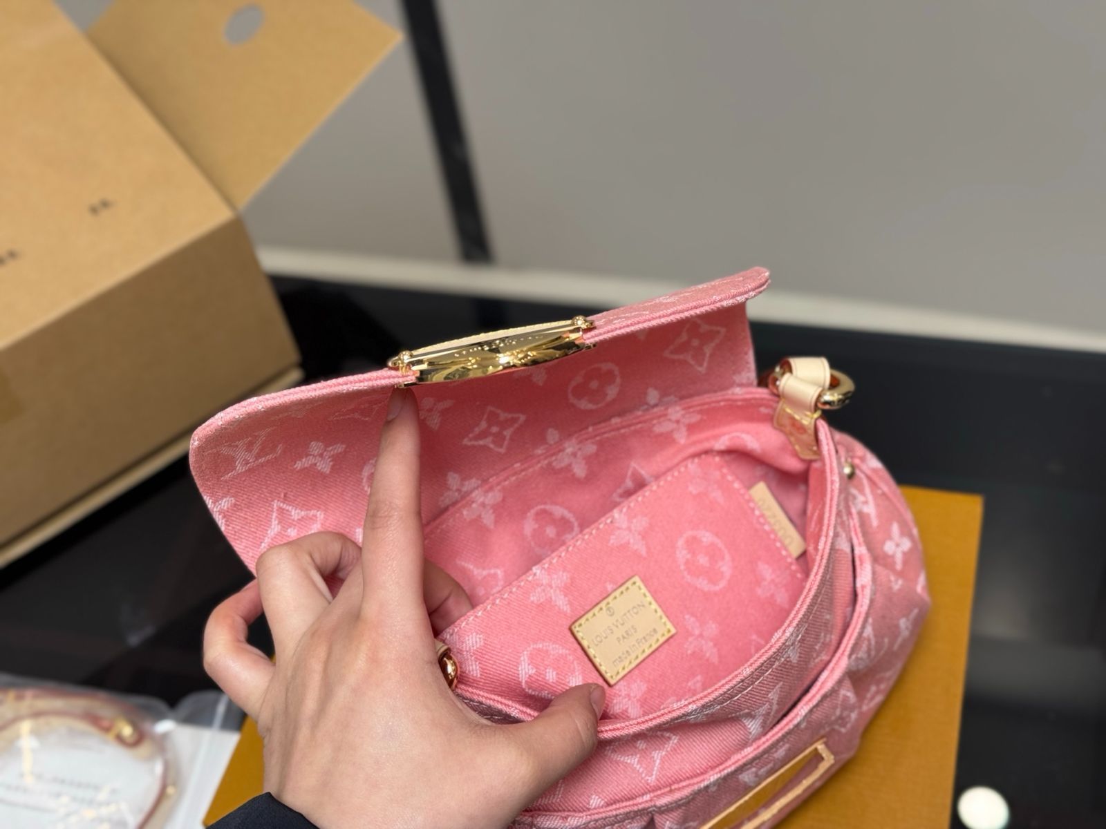 今日特価】Louis Vuitton Denim Sunset Bag（デニム仕様