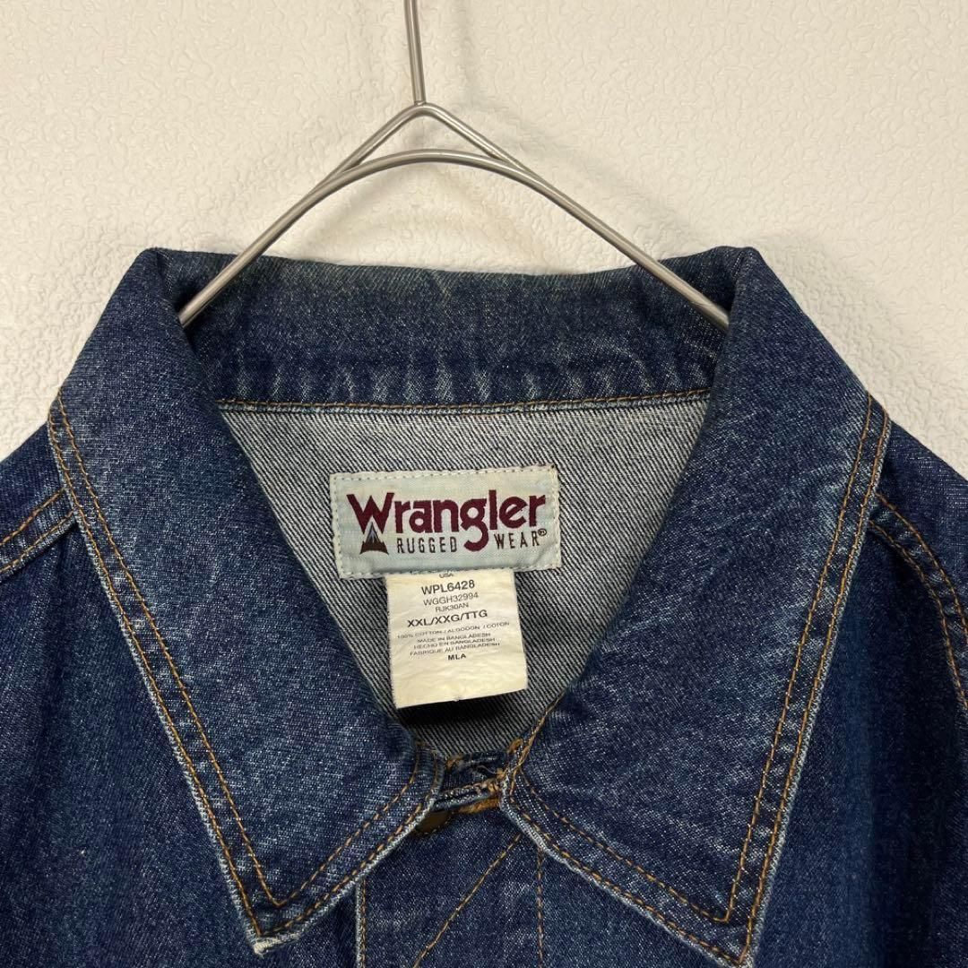90s wrangler ラングラー rugged wear デニムジャケット - メルカリ