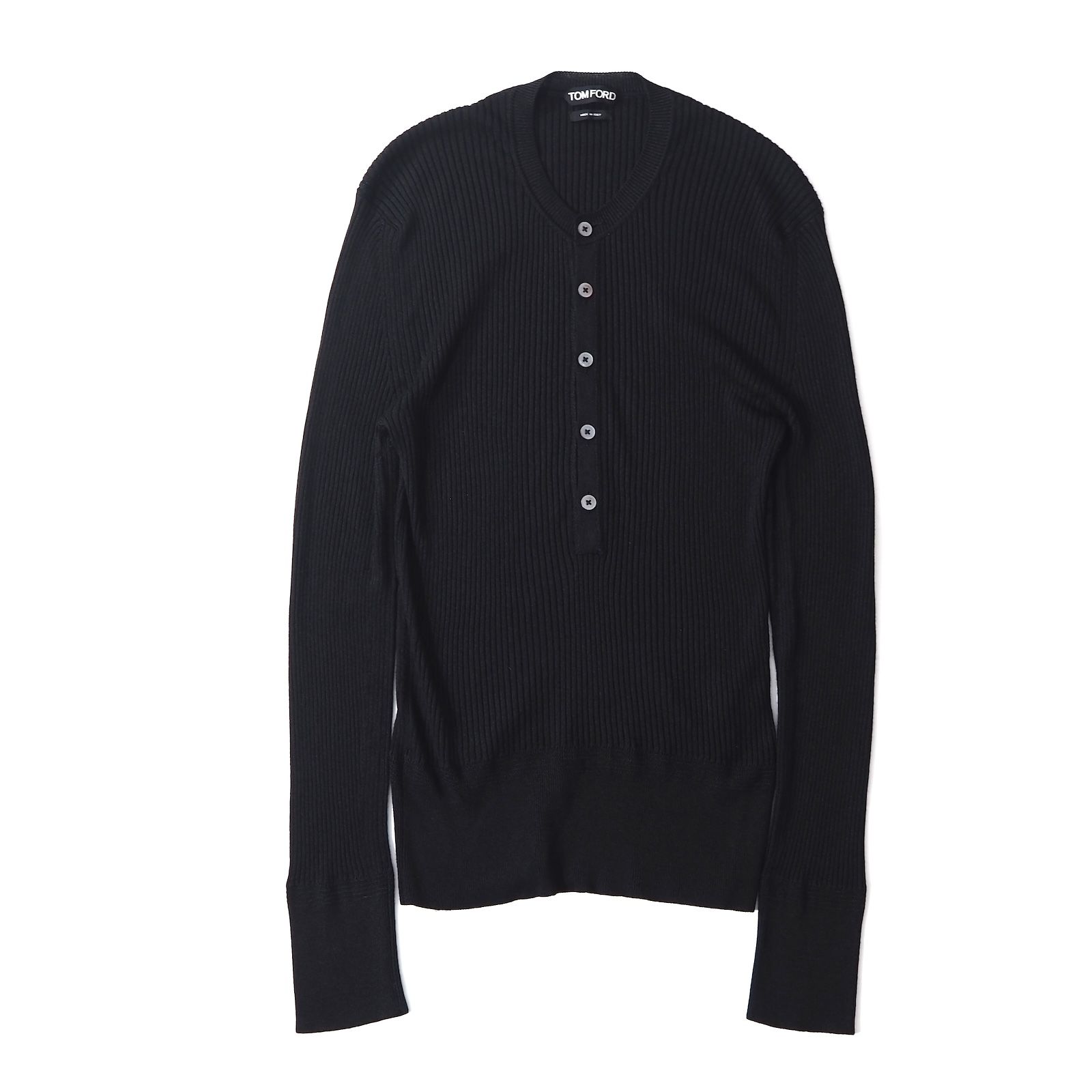 TOM FORD トムフォード モックネックニット カシミアシルク サイズ48