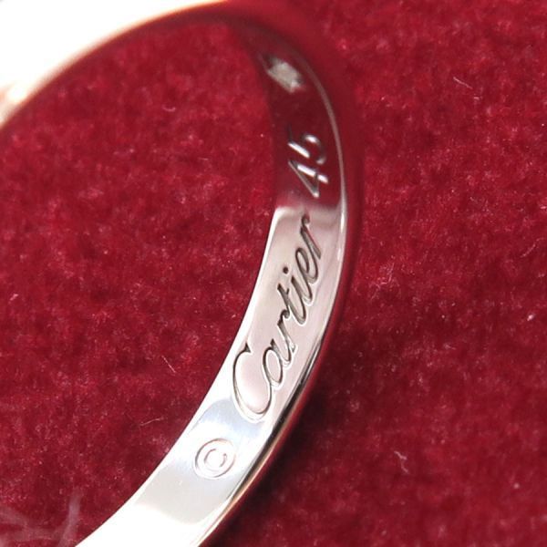 カルティエ 1895リング/1Pダイヤ#45(日本サイズ5号近辺) 【無料