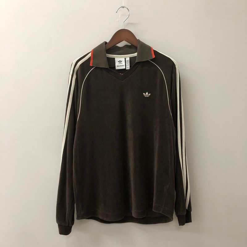 品 adidas アディダス × WALES BONNER ウェールズボナー 別注 コラボ TOWEL LONG SLEEVE SHIRT IB3251 タオルロングスリーブシャツ トップス 長袖 148-250905-ts-27-tei