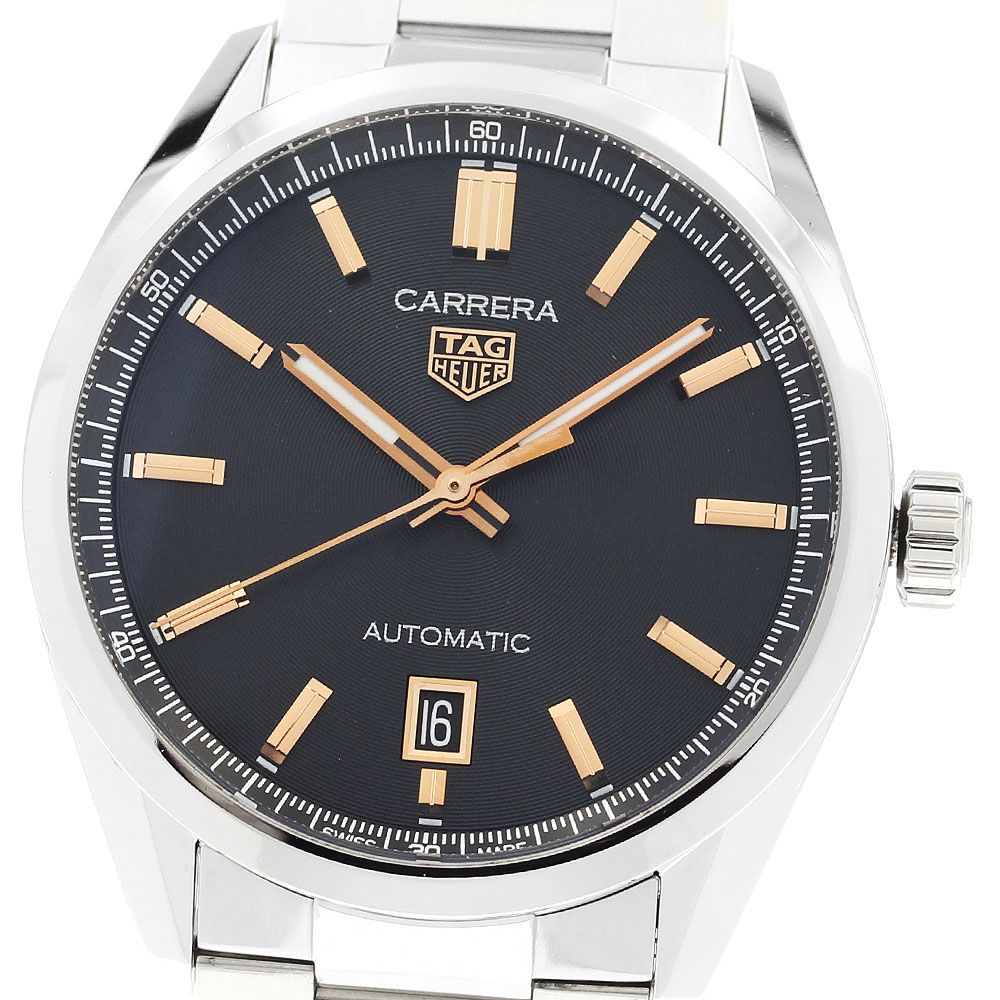 タグホイヤー TAG HEUER WBN2113 カレラ キャリバー5 デイト 自動巻き メンズ保証書付き_912561