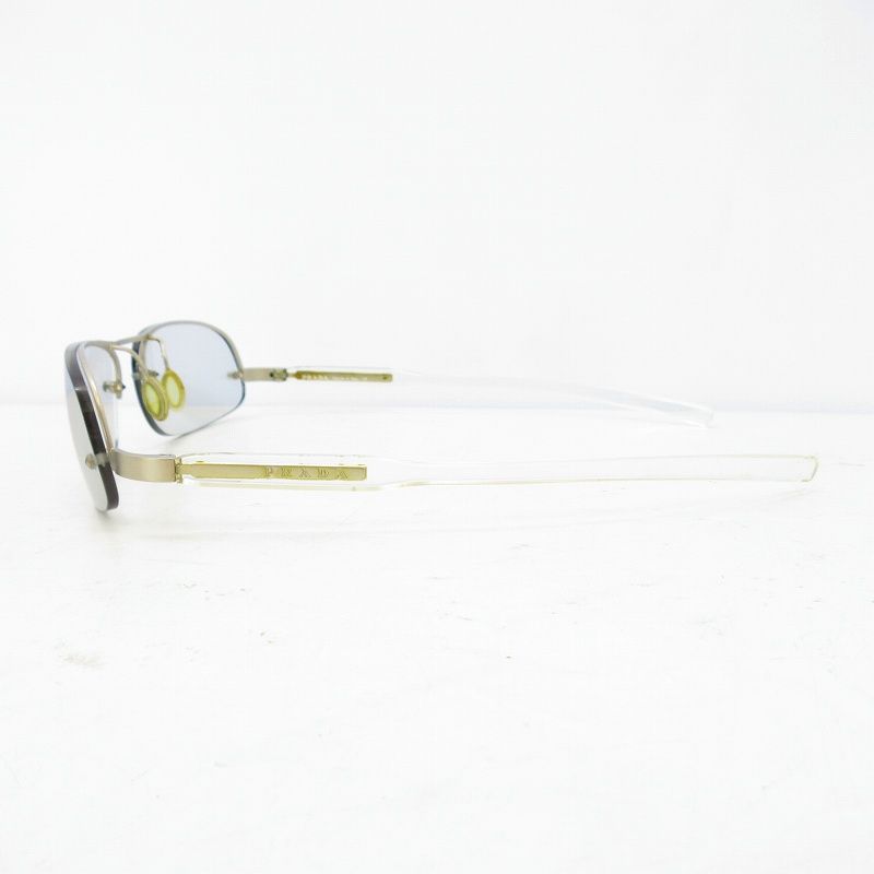 プラダ PRADA リムレス サングラス アイウェア ハーフリム