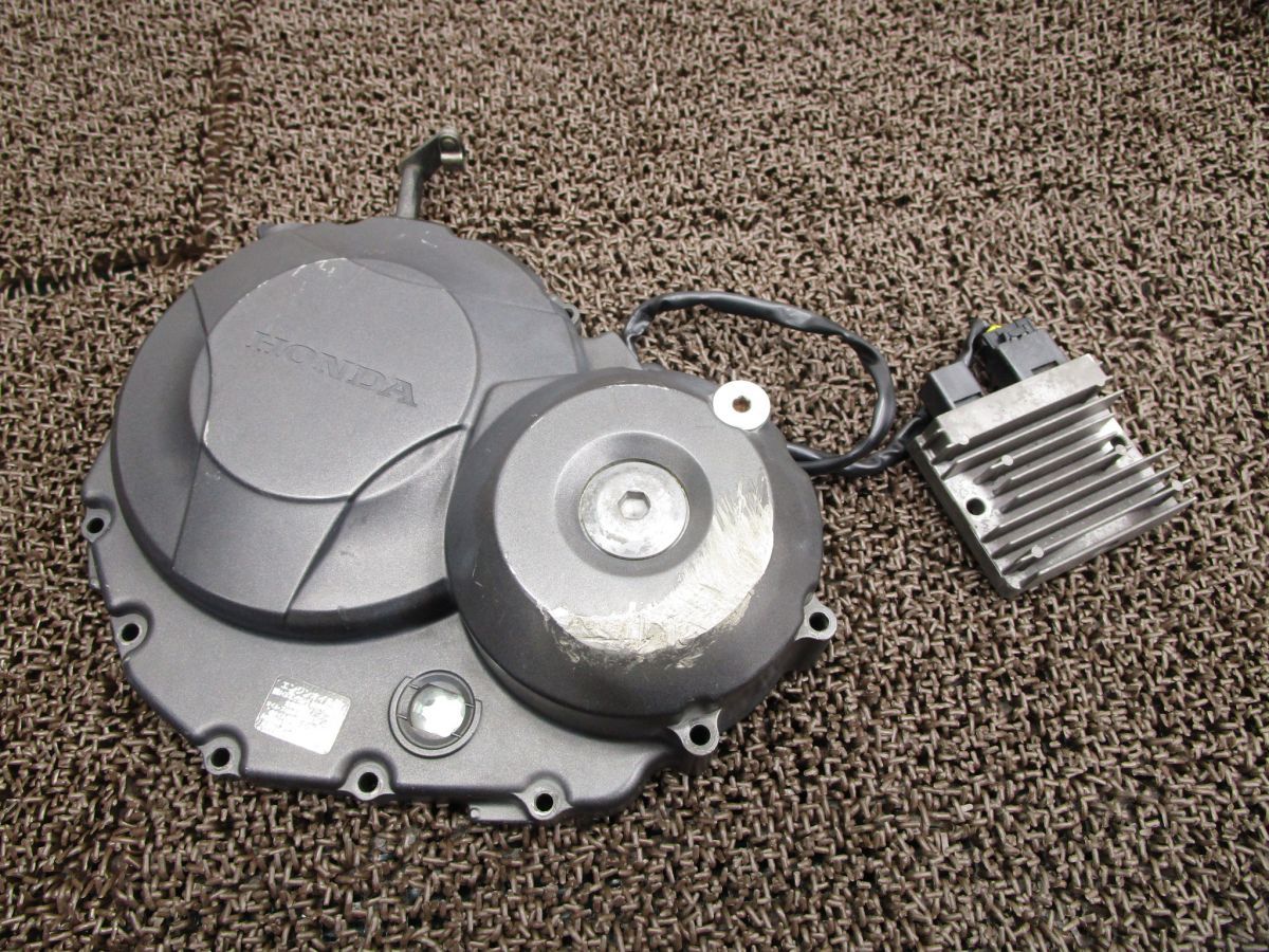 CB400SB レボ ジェネレーターカバー フライホイール ▲A5917 レギュレター ダイナモ NC42 ホンダ NC42E 動画有 インジェクション
