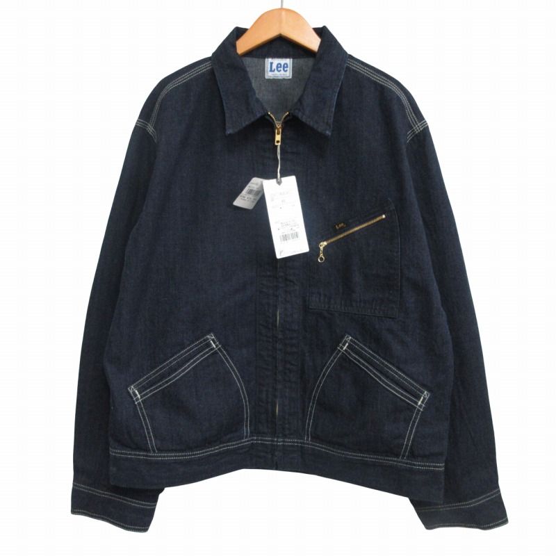 リー LEE 91B ZIP-UP ブルゾン デニムジャケット LM7238-100 スイングトップ 濃紺 インディゴ 大きいサイズ XL