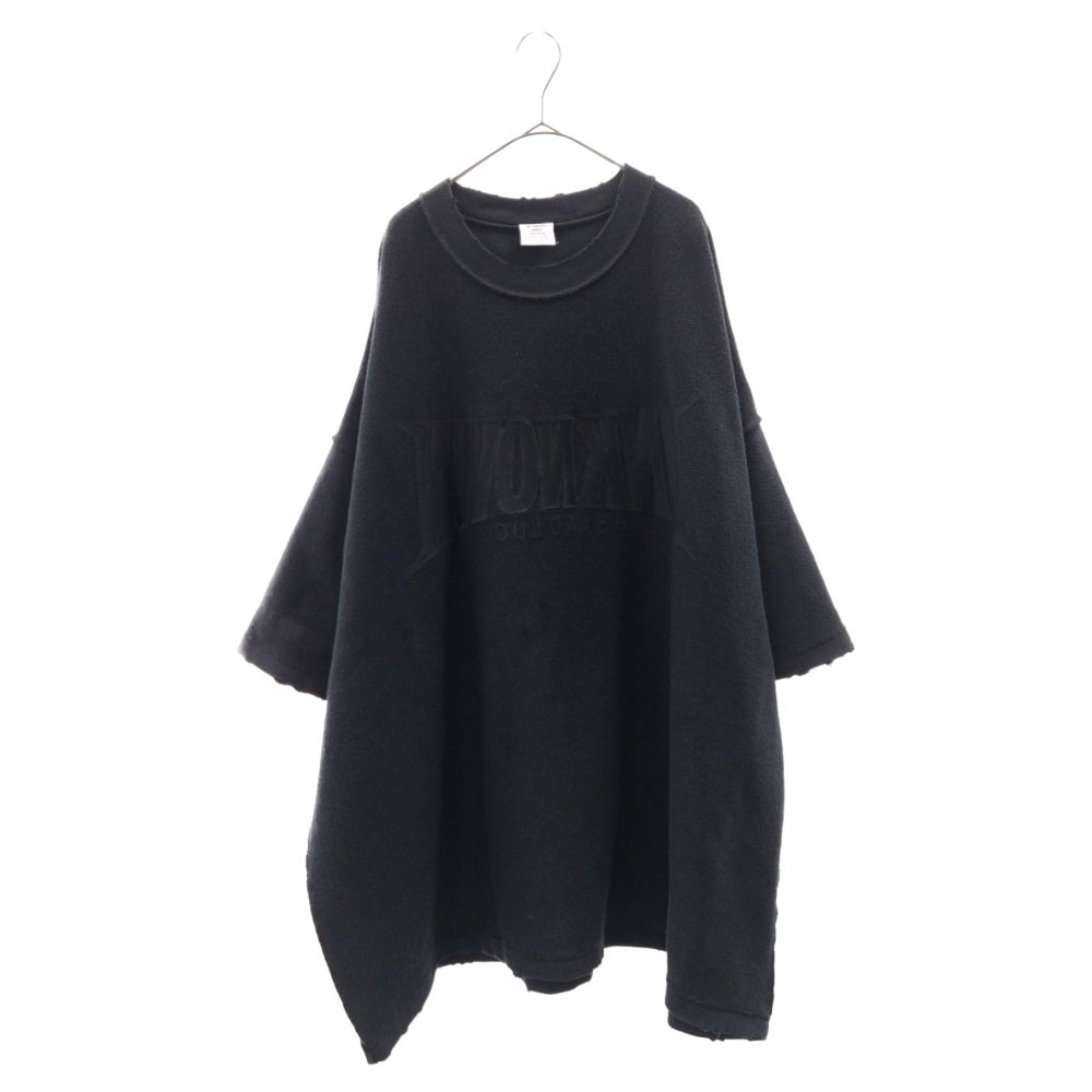 VETEMENTS (ヴェトモン) 23SS ダメージ加工インサイドアウト半袖 