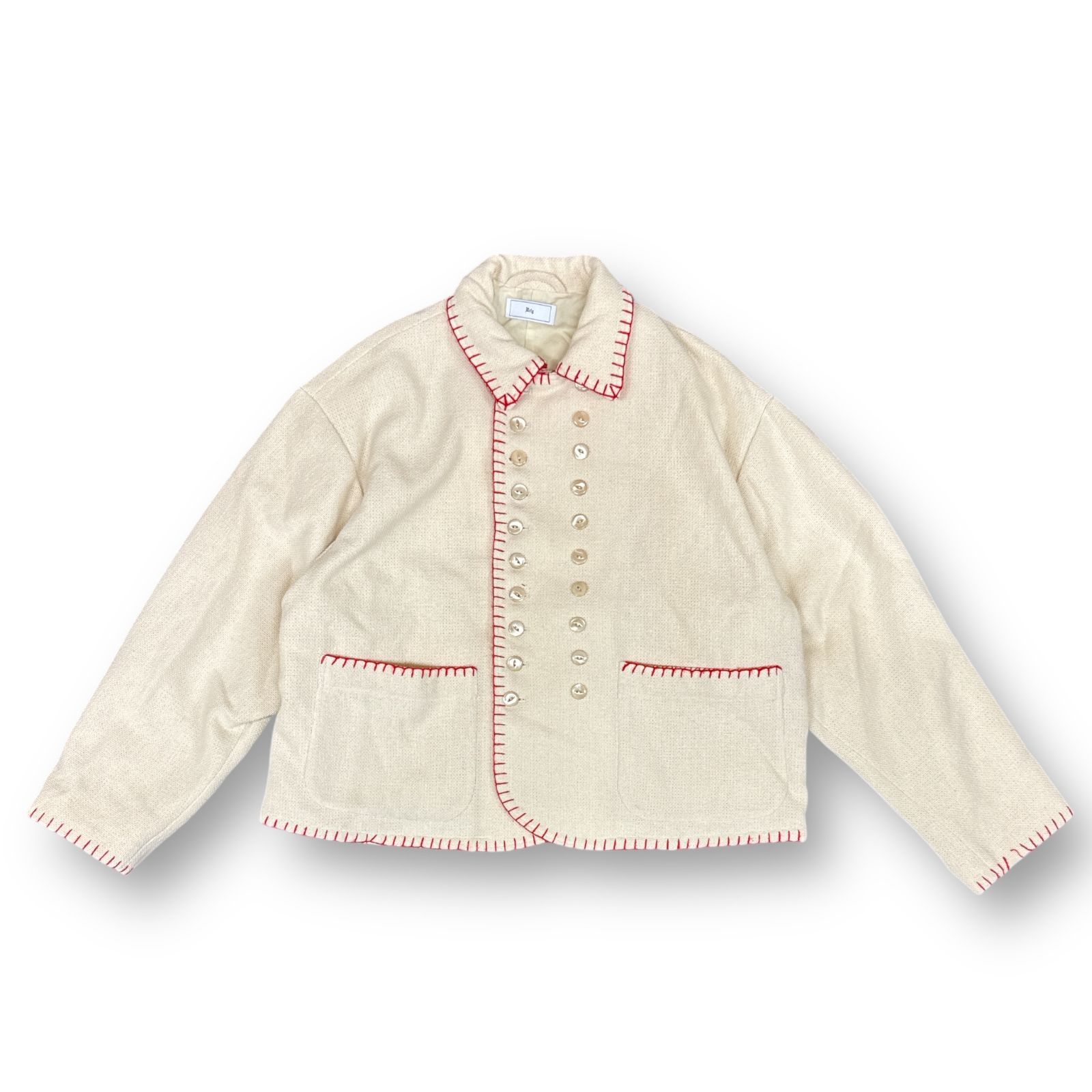 Urig / ジャケット/1/ウール/BRD/総柄/UM-JKLS07-223 定価91300円 22SS Urig ZWEIREIHER ALT JACKET 刺繡 ワークジャケット