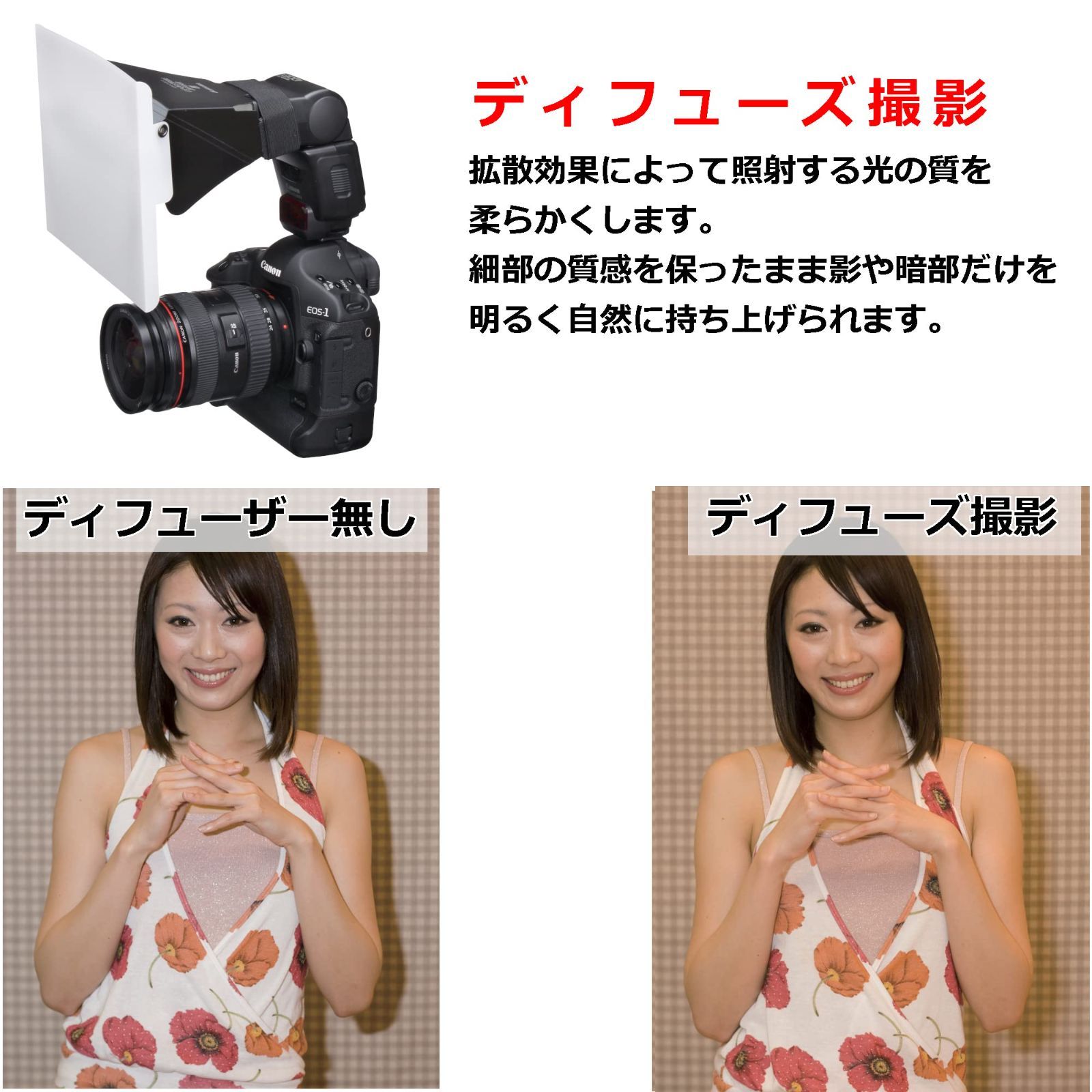 特価商品】HAKUBA クリップオンストロボディフューザー 2WAY