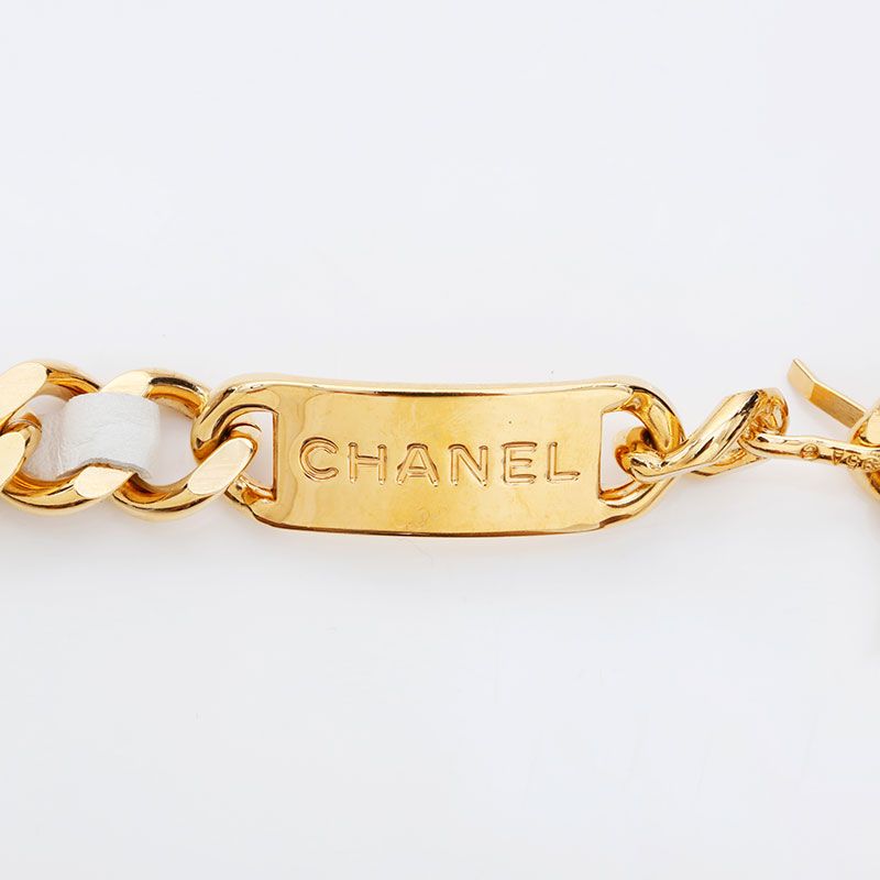 CHANEL　シャネル　ベルト CHANEL シャネル ベルト コイン チェーン メダリオン レザー