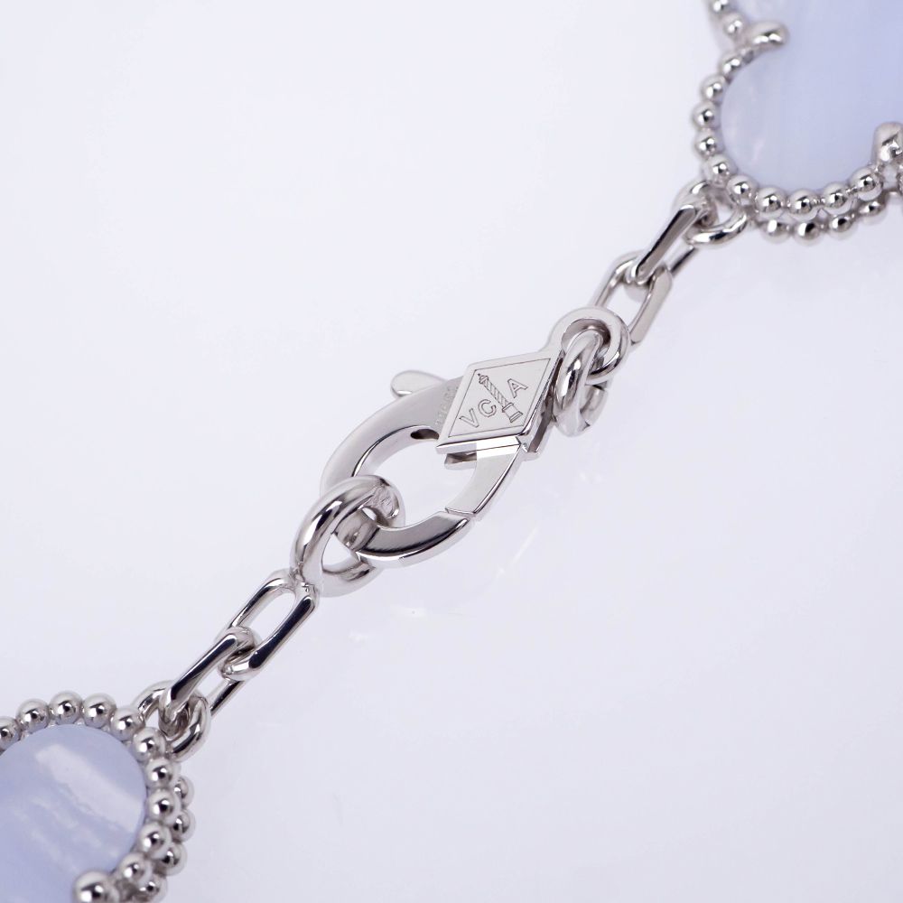 ヴィンテージアルハンブラブレスレット 5モチーフ　カルセドニー ヴァン クリーフ&アーペル ヴィンテージ アルハンブラ