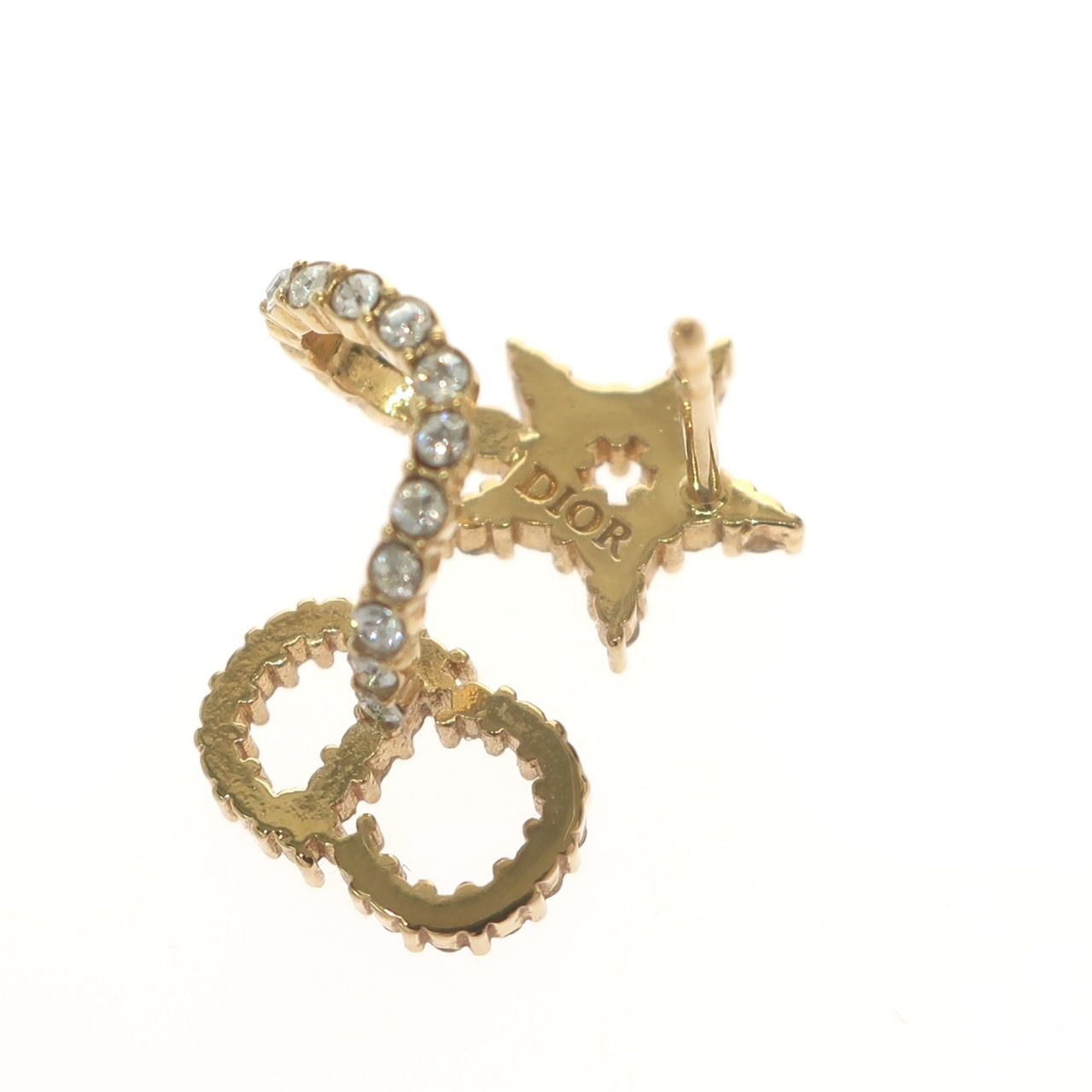 ◾︎美品◾︎ クリスチャンディオール シルバー チェーン フープピアス