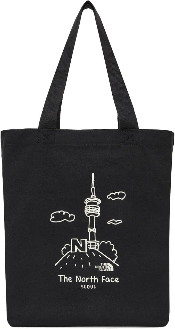 ☆【新品】【韓国限定】THE NORTH FACE TNF COTTON TOTE SEOUL TNF ノースフェイス コットントート ソウル  メッセンジャーバッグ ブラック メルカリ