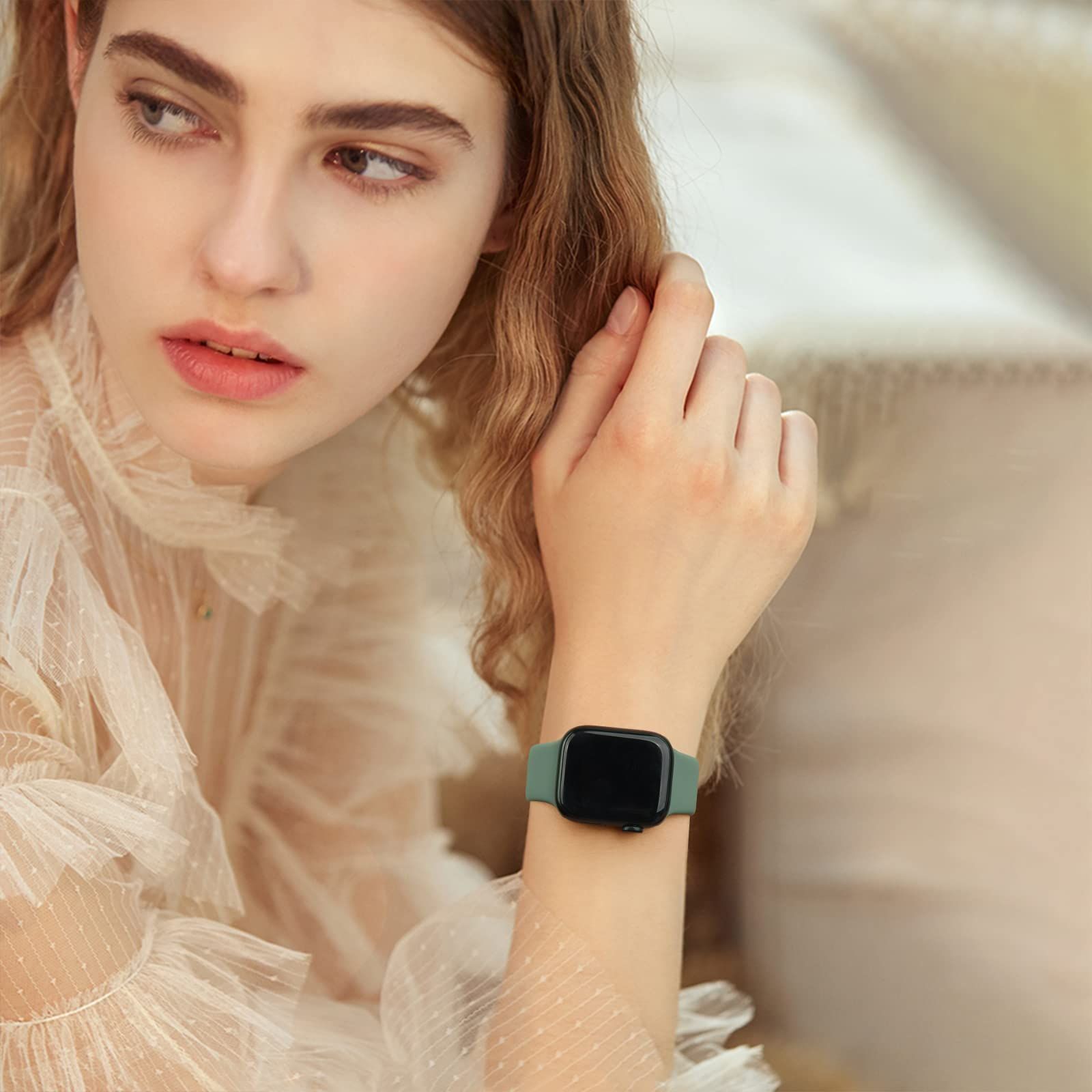 YGTBSR] コンパチブル Apple Watch バンド ソフトシリコン 男女兼用