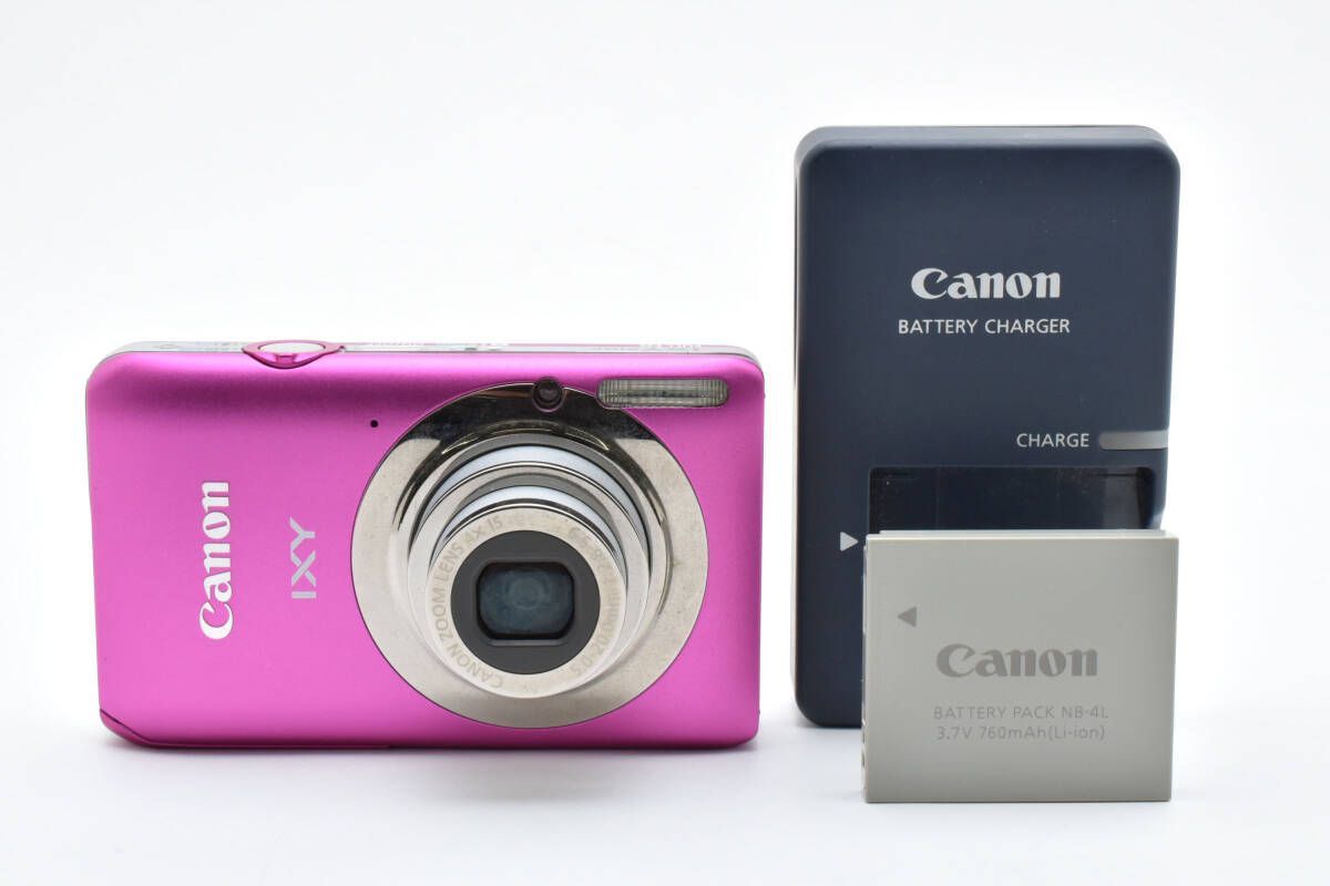 ジャンク キヤノン Canon IXY 210F ピンク コンパクトデジタルカメラ L16 6663