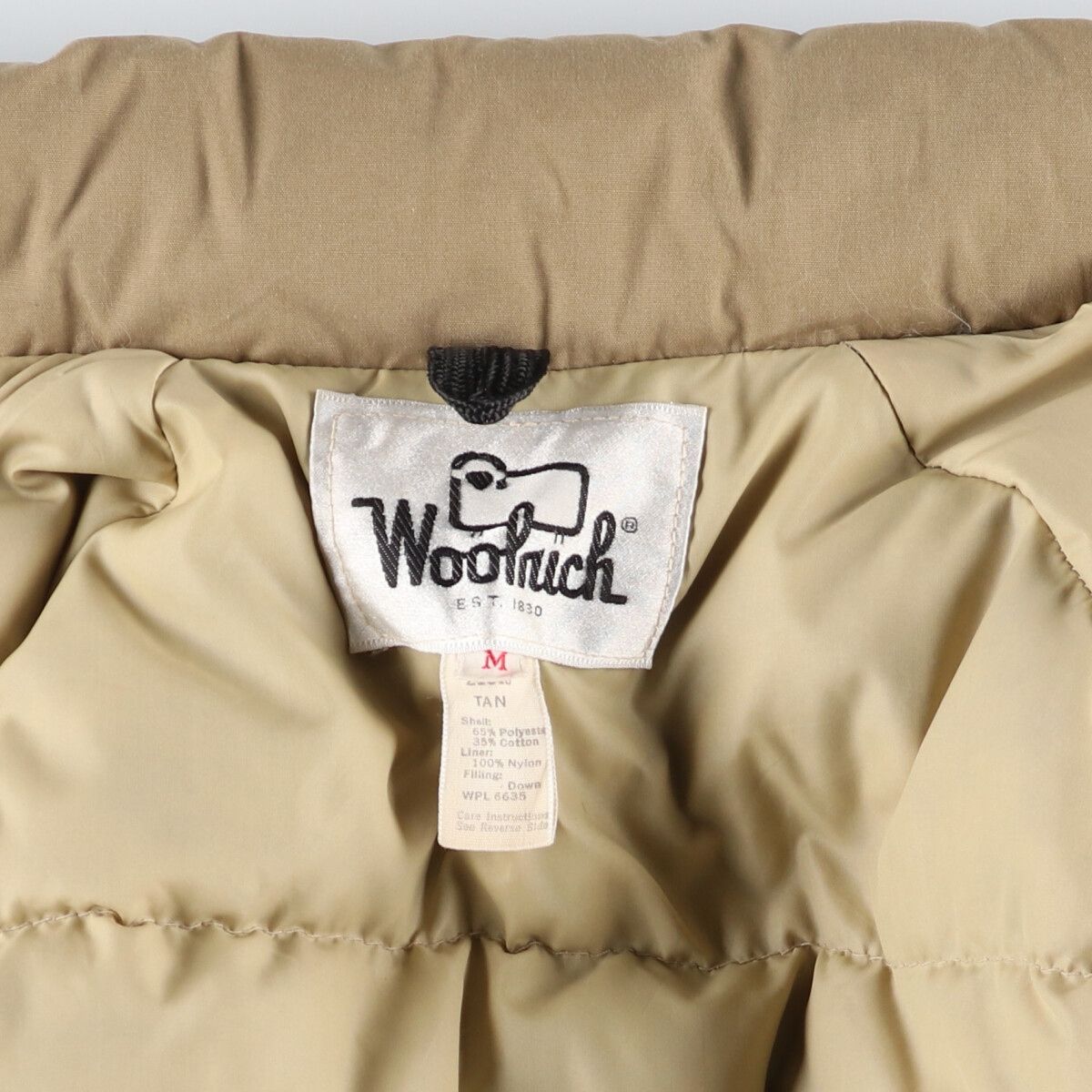 古着 70年代 ウールリッチ WOOLRICH ダウンジャケット メンズM相当 