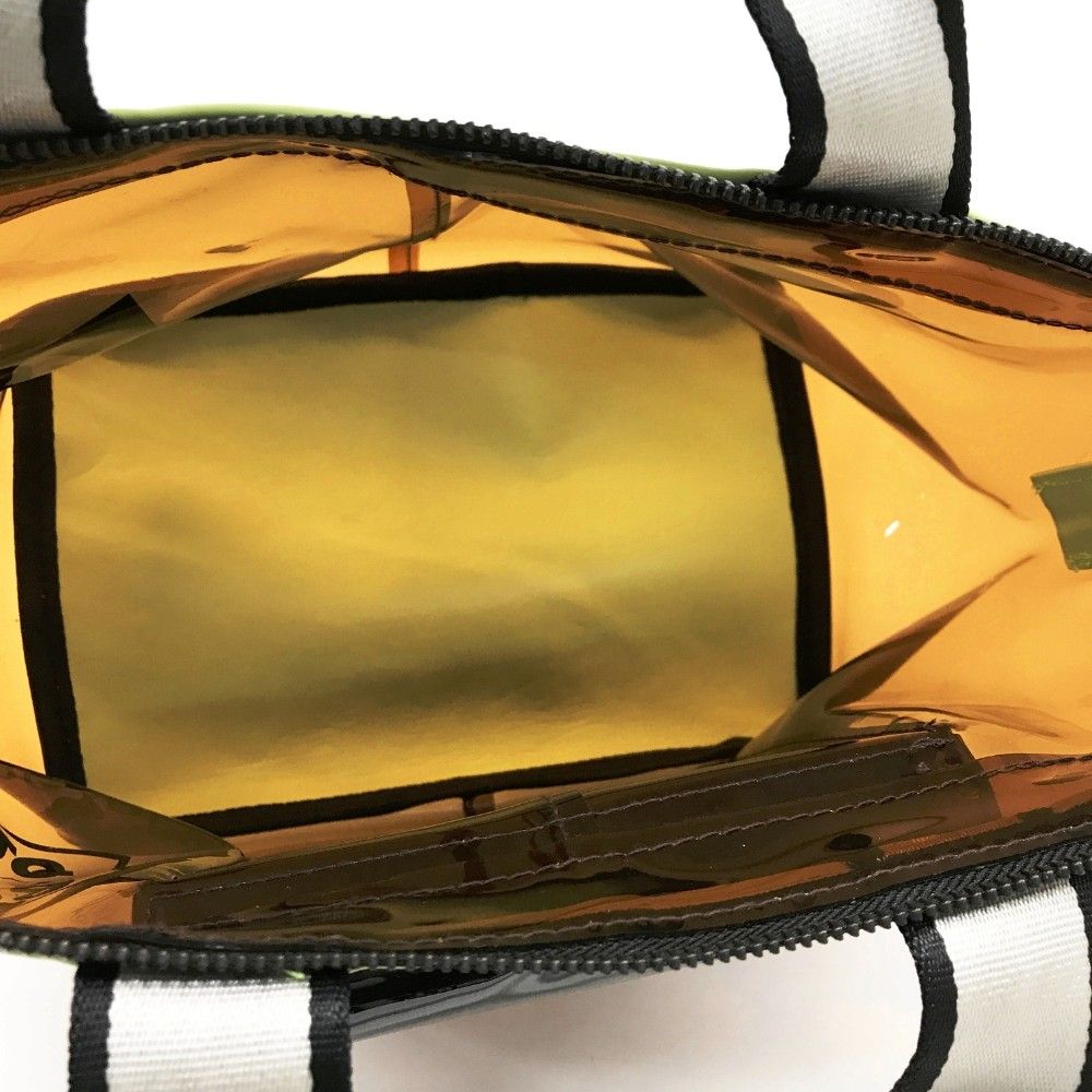 RUSSELUNO ラッセルノ クリアPVC 2way カートバッグ ブラウン系