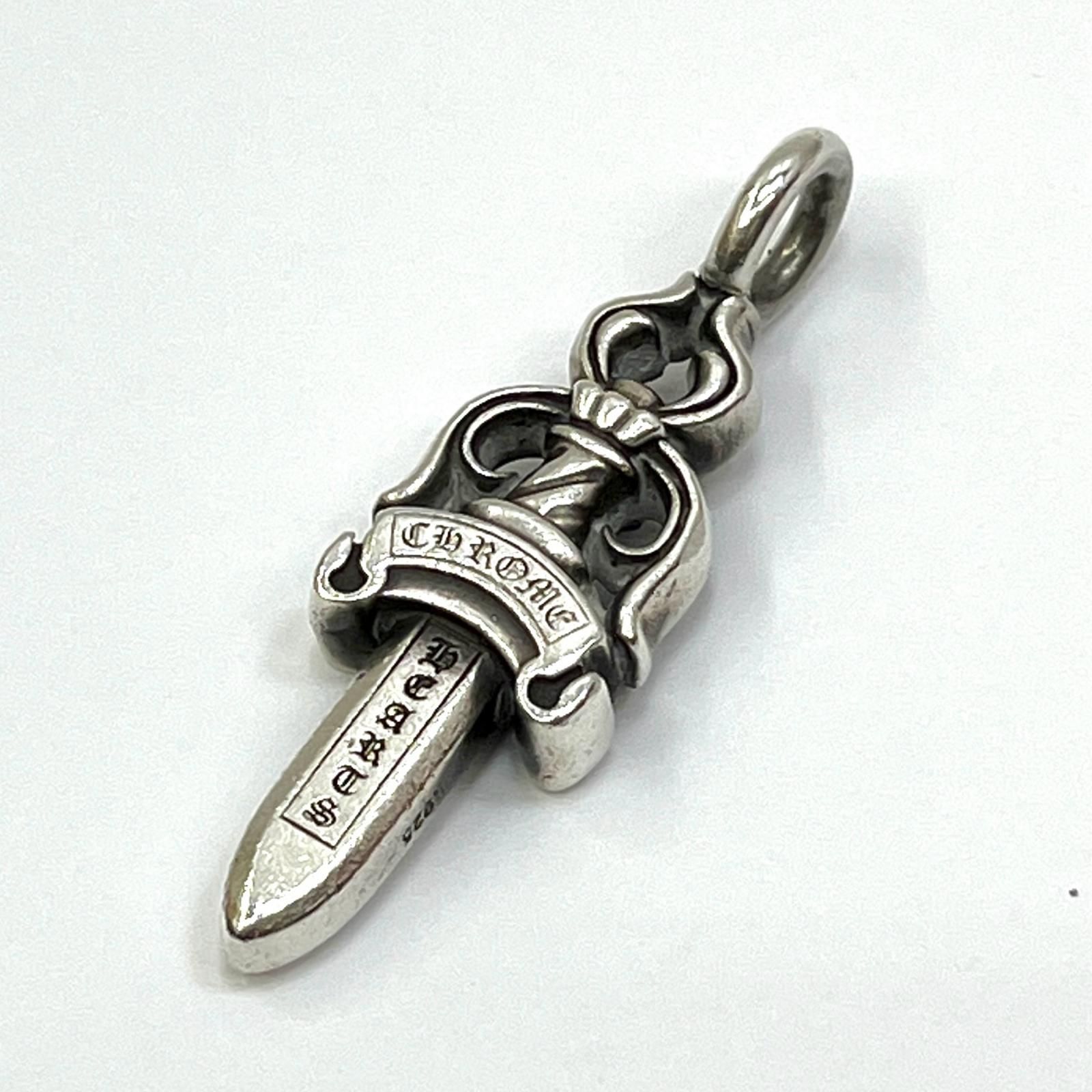 加古川店 CHROME HEARTS | クロムハーツ ペンダントトップ DOUBLE DAGGER シルバー 134