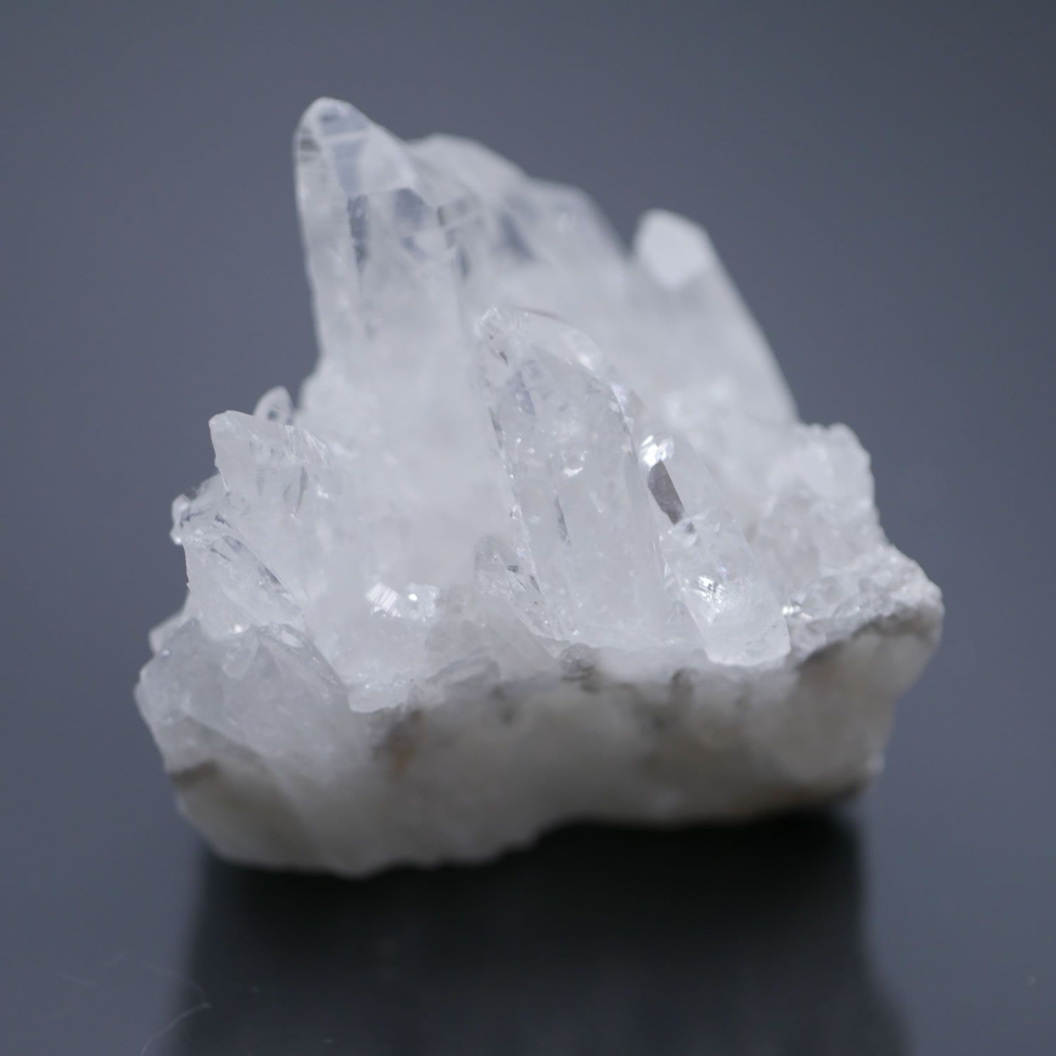 四川省産 菊花水晶 クラスター 1点物 約46g 天然石・置き物 空間