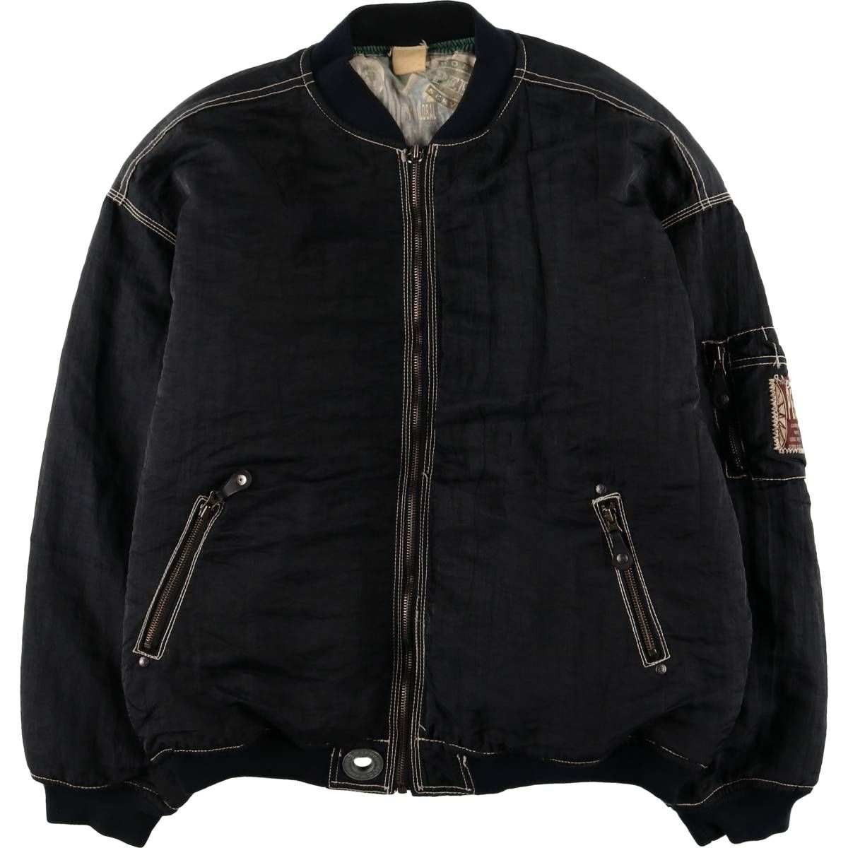 古着 PEPE 中綿ジャケット パファージャケット メンズXXL相当|eaa589339