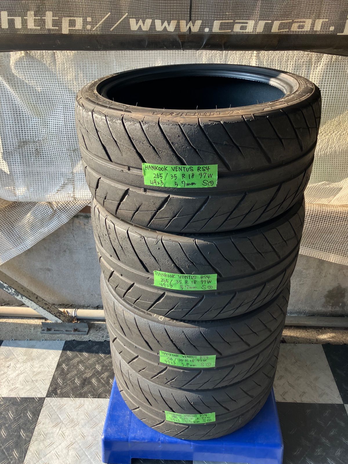 送料込み] 265/35R18 97W 2023年製 HANKOOK VENTUS RS4 ハンコック