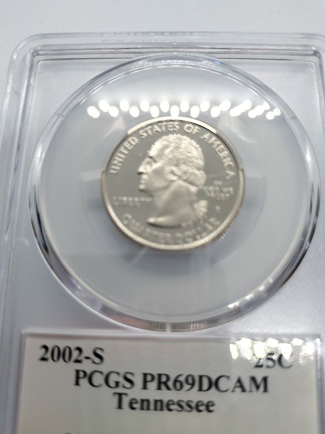 PCGS PR69DCAM 2002年　25セントテネシー　記念硬貨