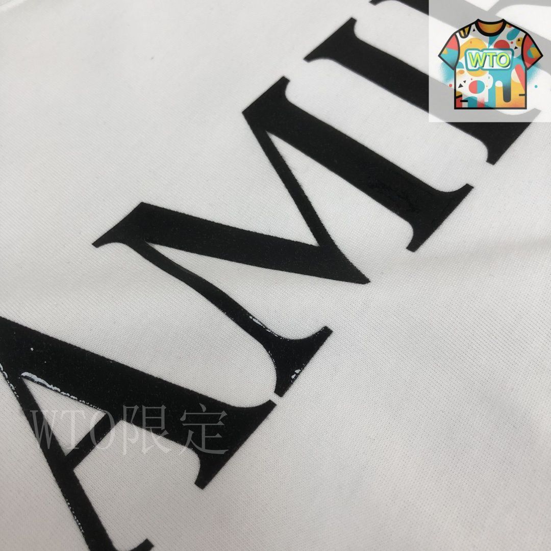 【AMIRI】ロゴ エンブロイダリー ショートスリーブ クロップT org.jpg