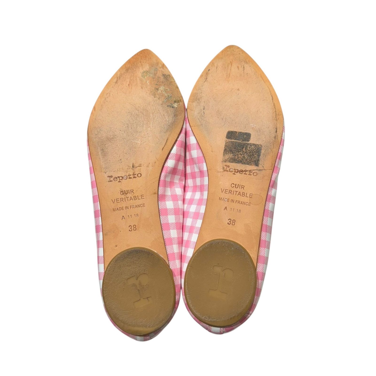Repetto フラットシューズ 38.0 ピンク repetto (レペット) ①② フラットシューズ レディース ピンク