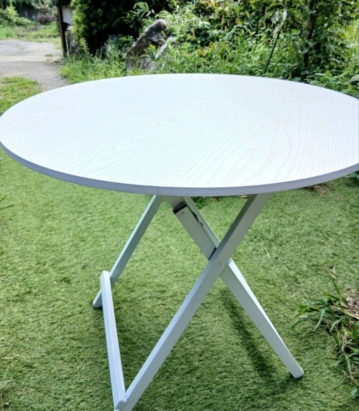 折り畳み式テーブル 軽量丸型テーブル